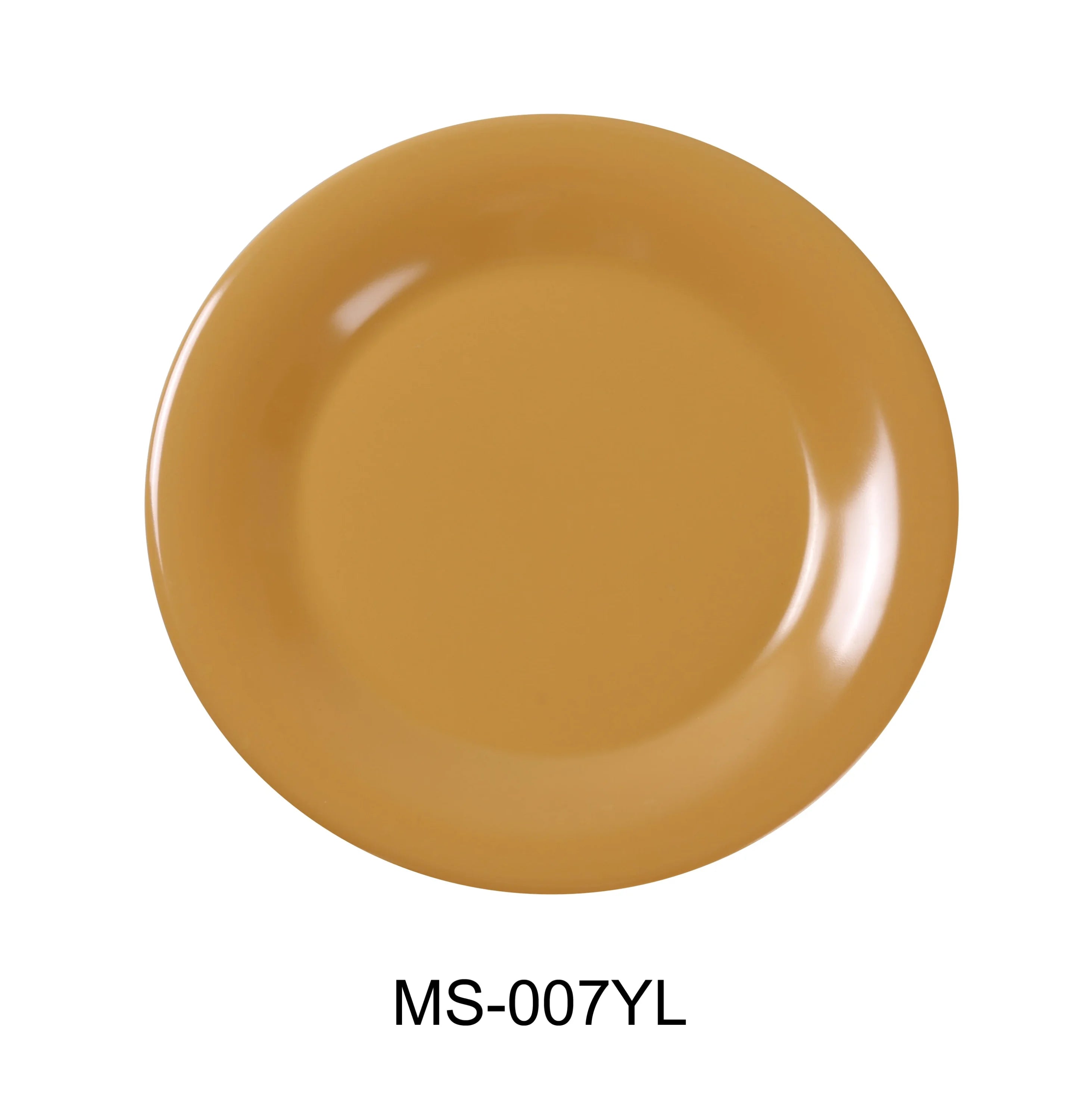Mile Stone Wide Rim Round Salad Plate LUNESCAPE