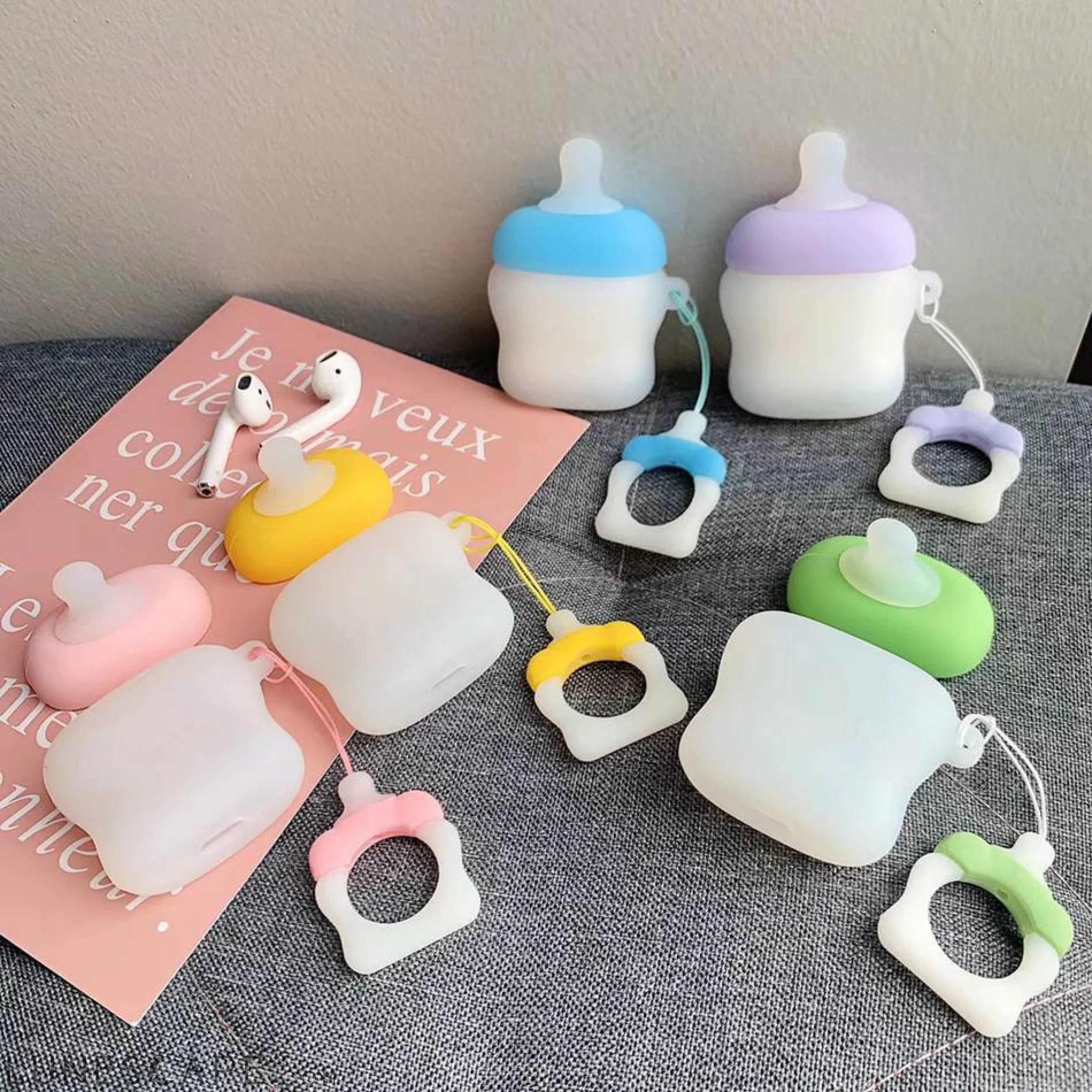 Milk Bottle AirPods Protective Case LUNESCAPE