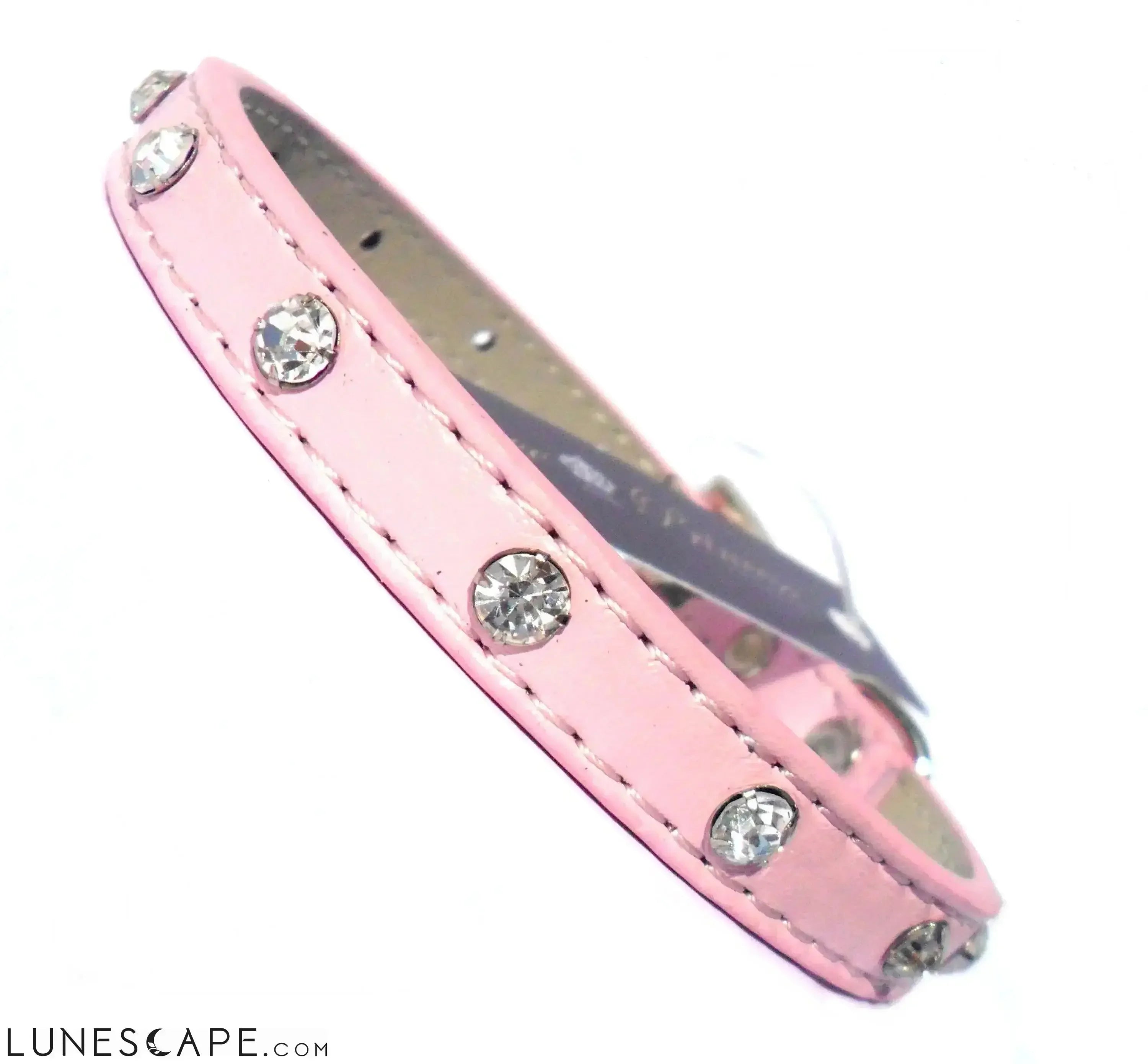 Mini Diamante Collar - Pink LUNESCAPE