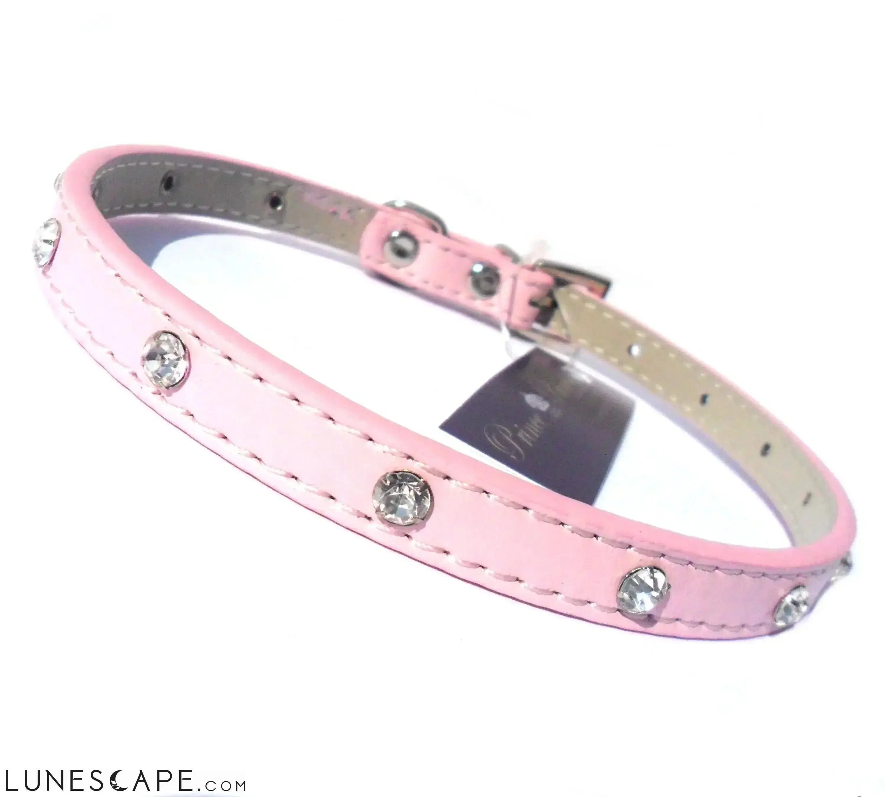 Mini Diamante Collar - Pink LUNESCAPE
