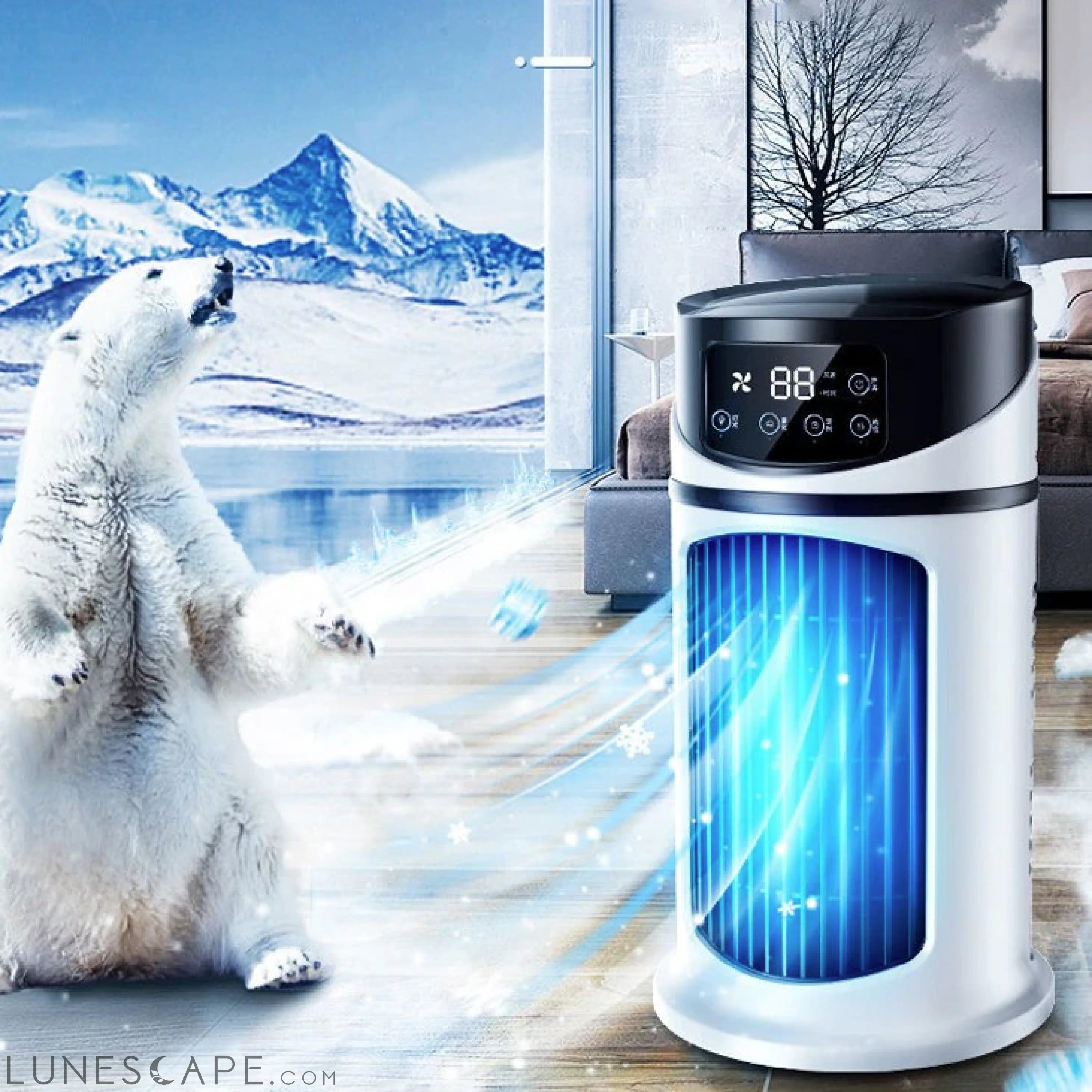 Mini Portable Water Air Cooling Fan LUNESCAPE
