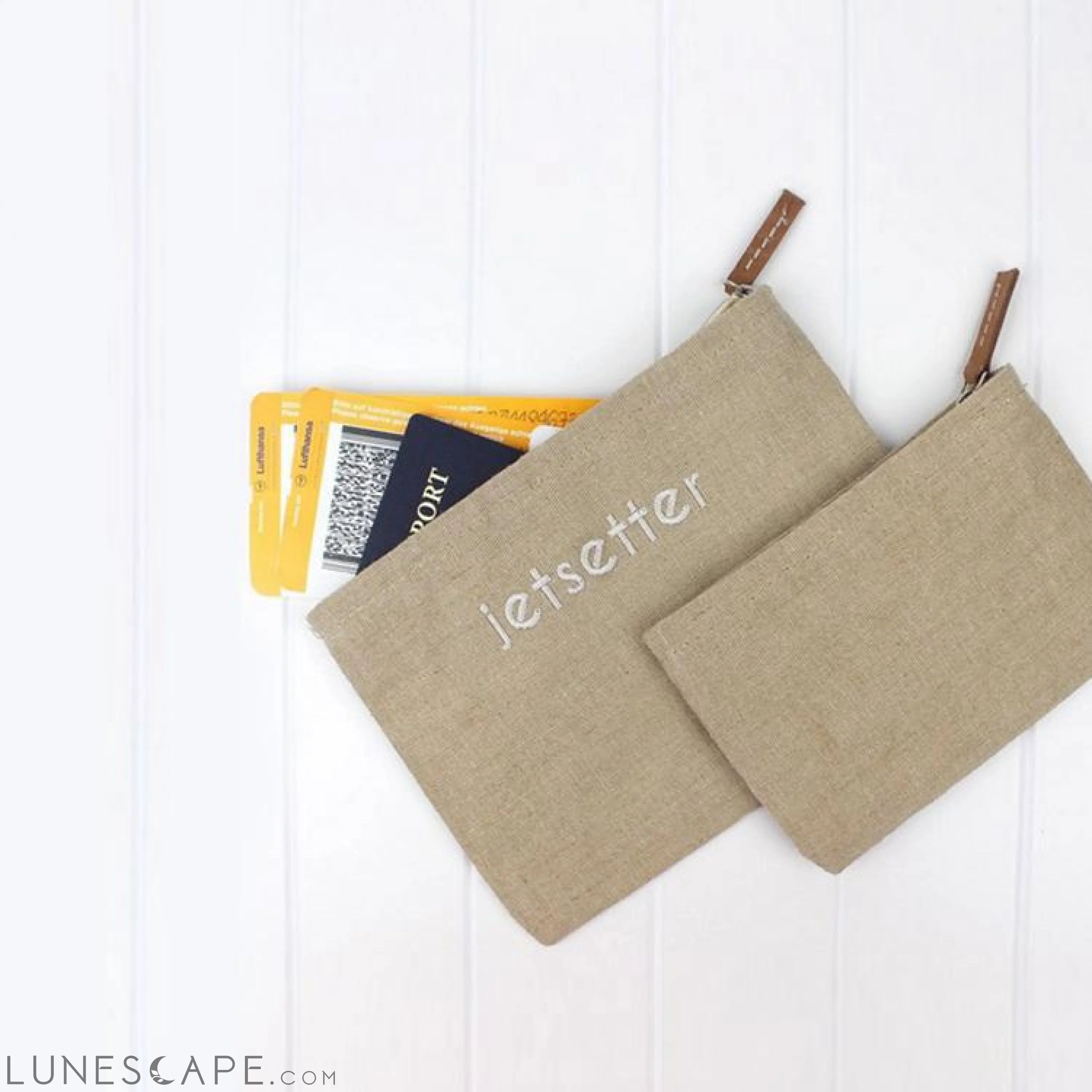 Modern Jute Pouch - Natural LUNESCAPE