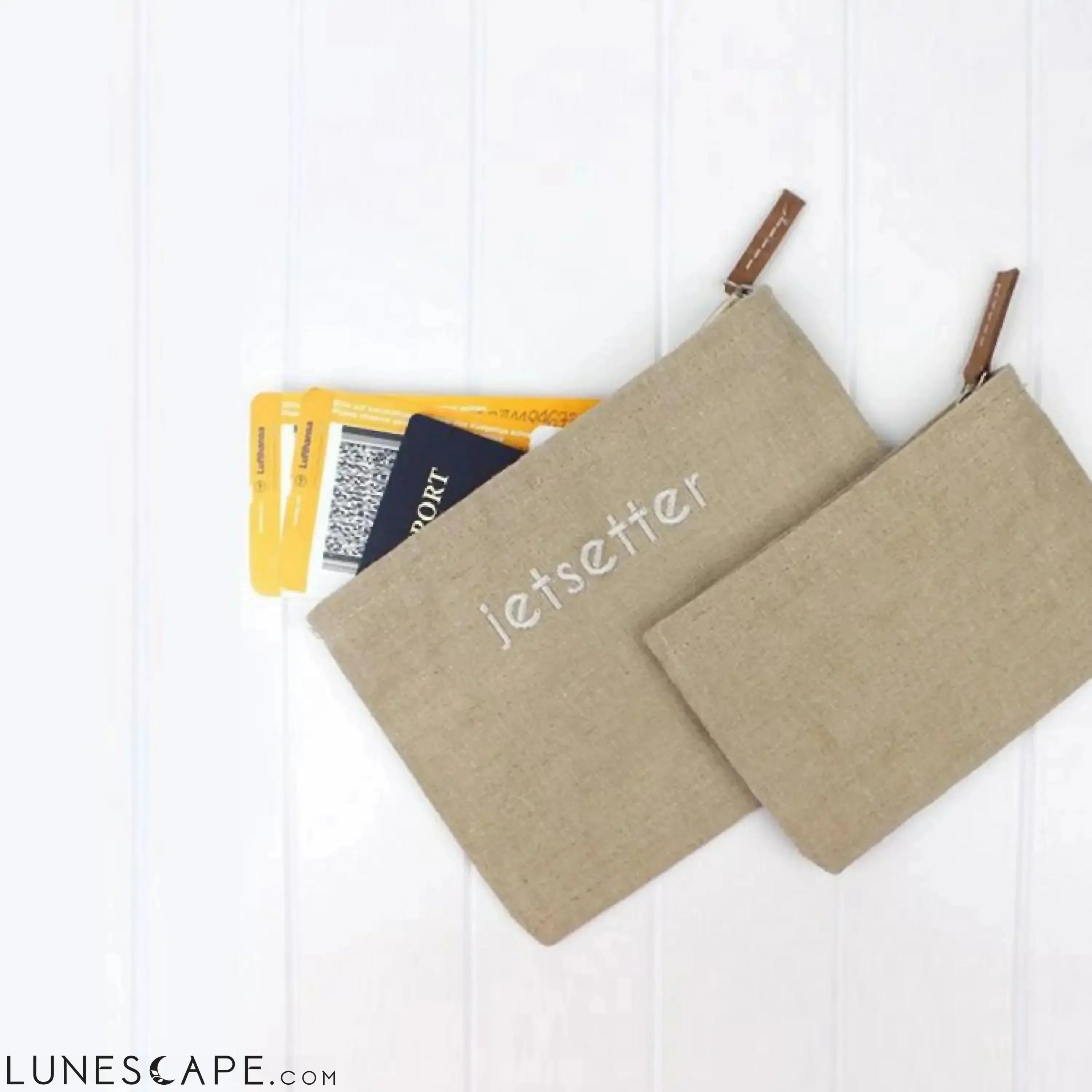 Modern Jute Pouch - Natural LUNESCAPE