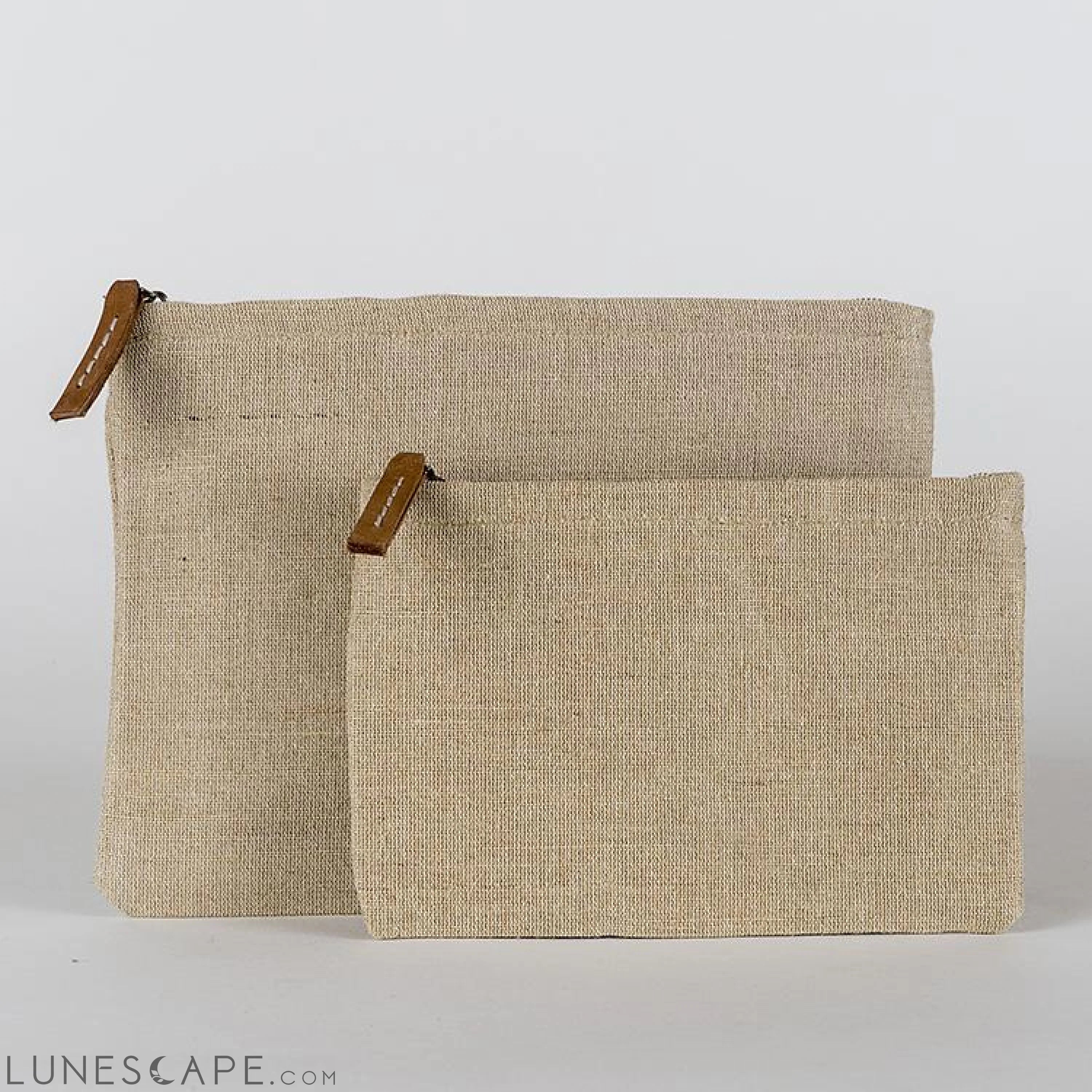 Modern Jute Pouch - Natural LUNESCAPE