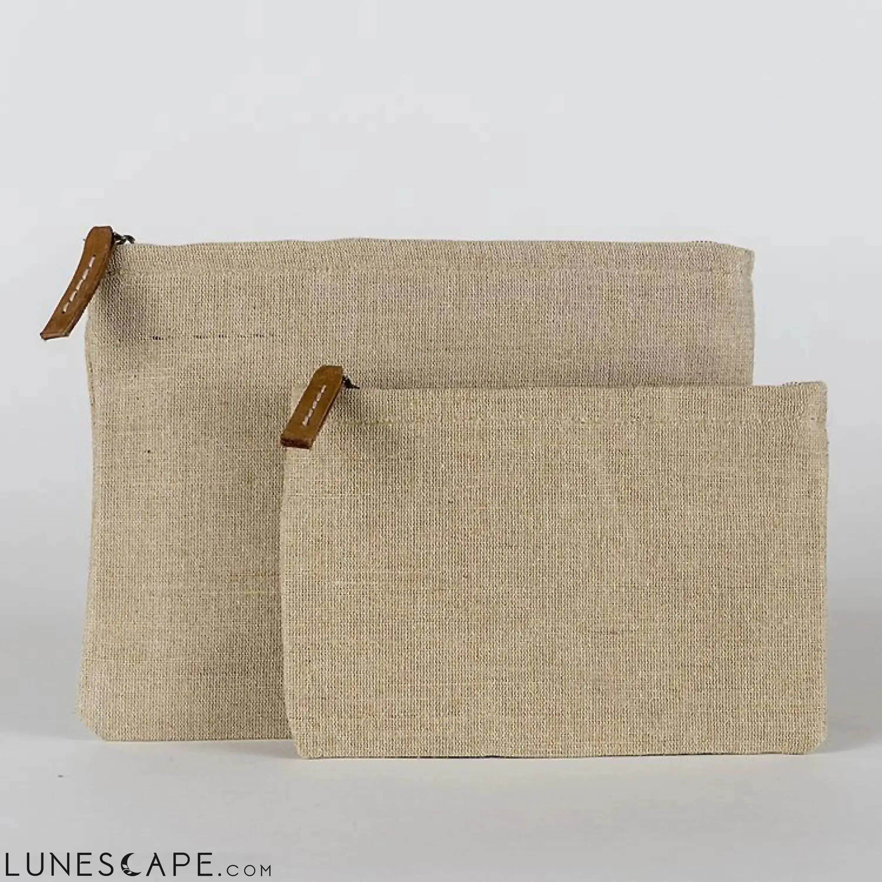 Modern Jute Pouch - Natural LUNESCAPE