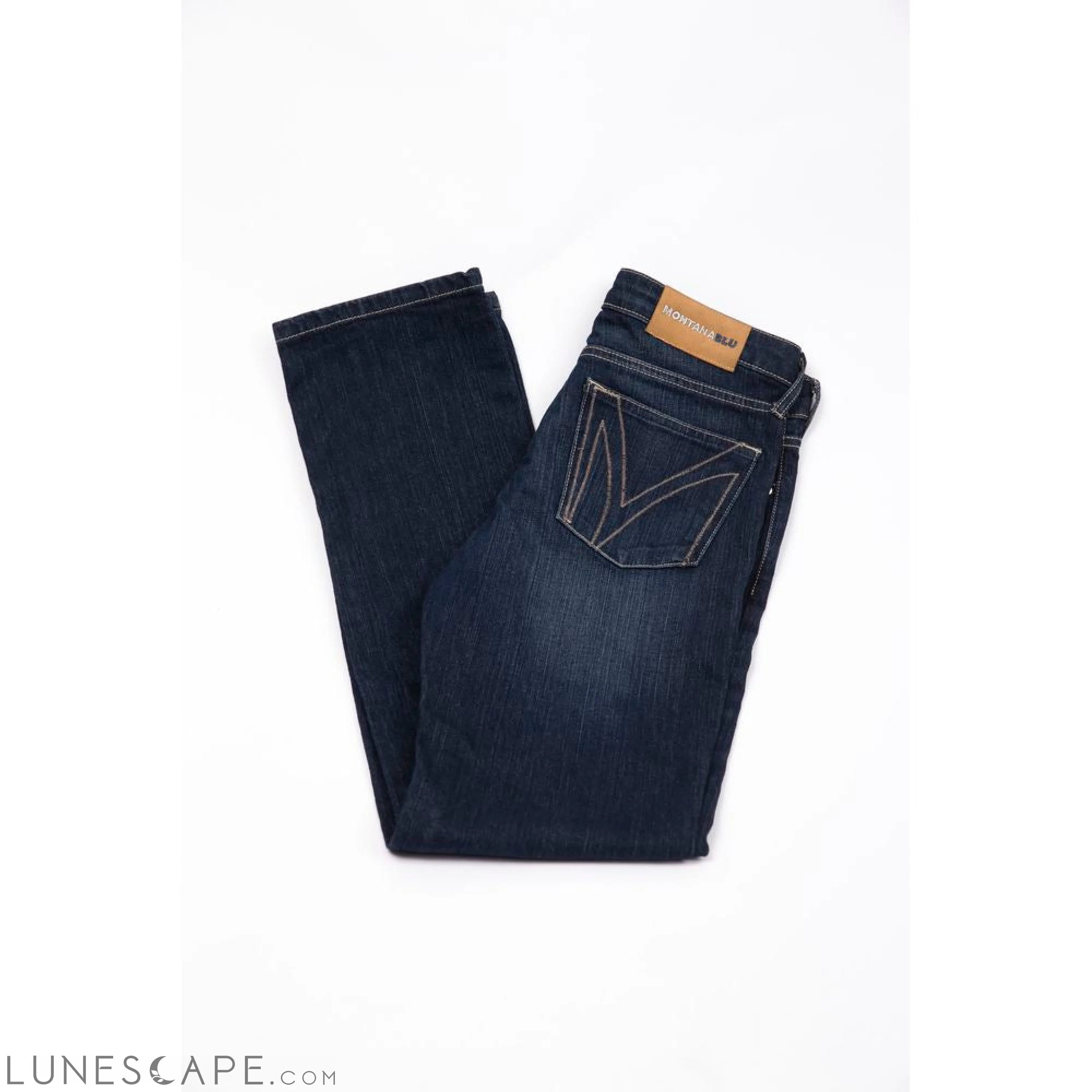 Montana Blu Blue Cotton Women Jeans LUNESCAPE