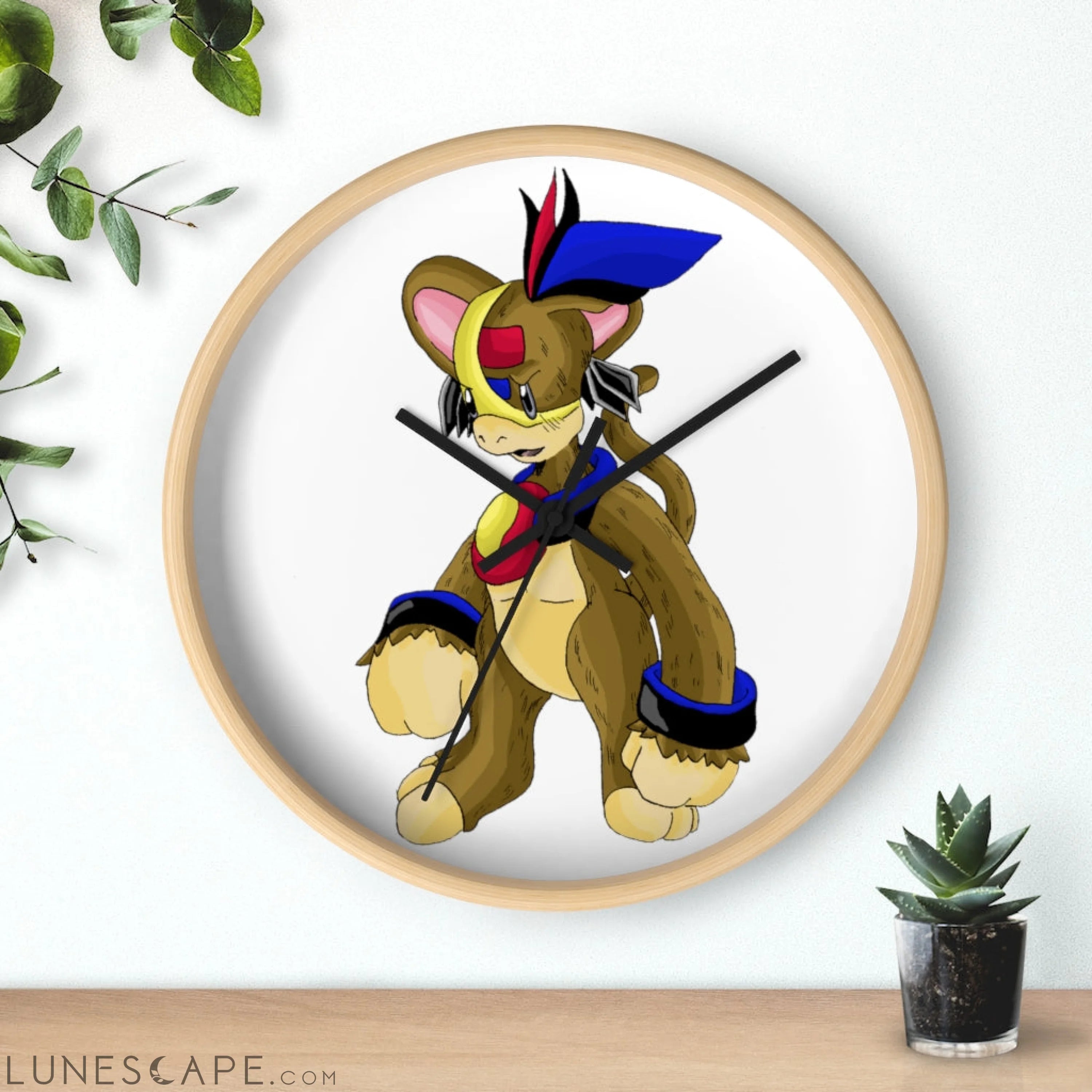 Moongenki Wall clock LUNESCAPE