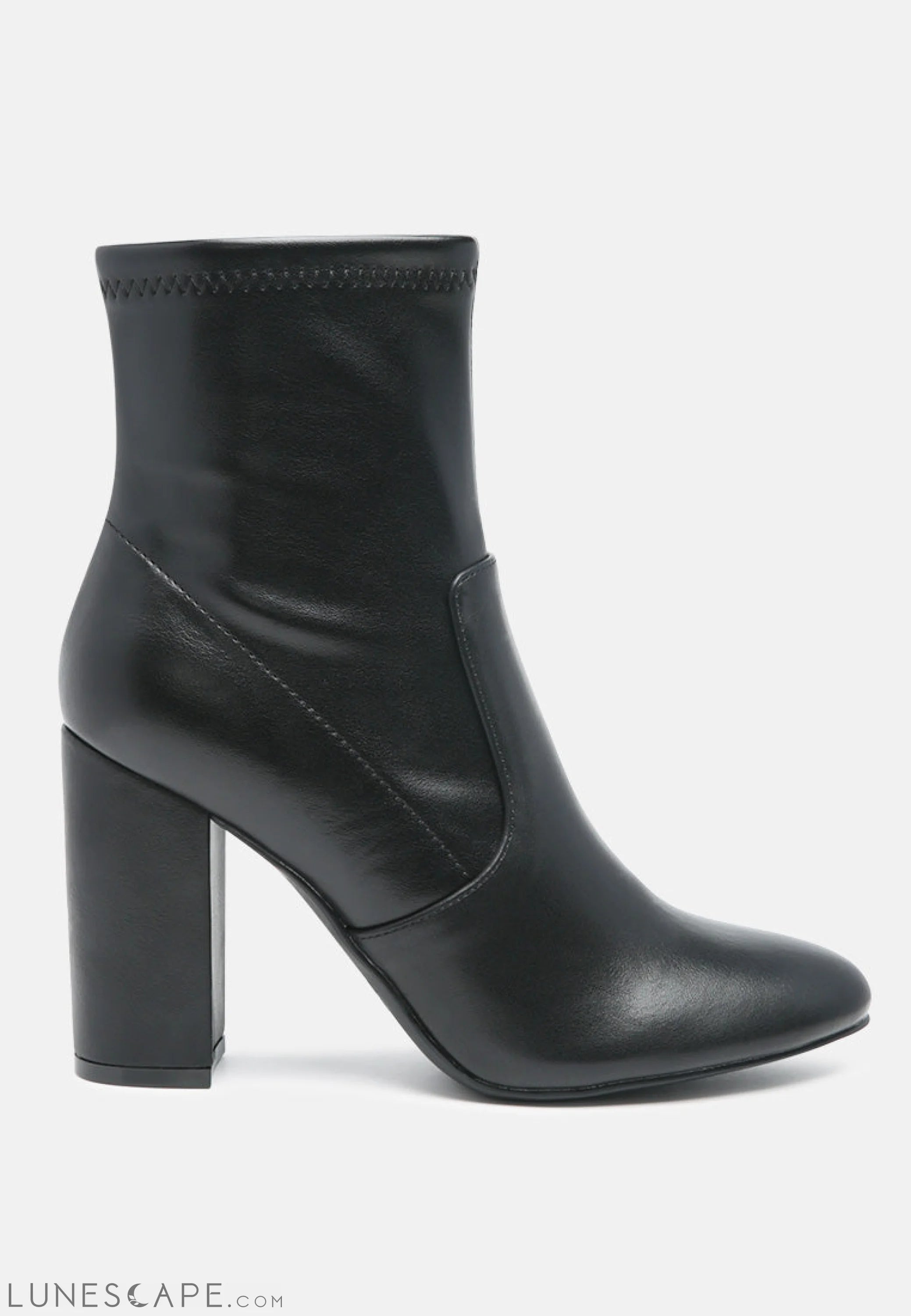 Moonstone Block Heeled Boots LUNESCAPE