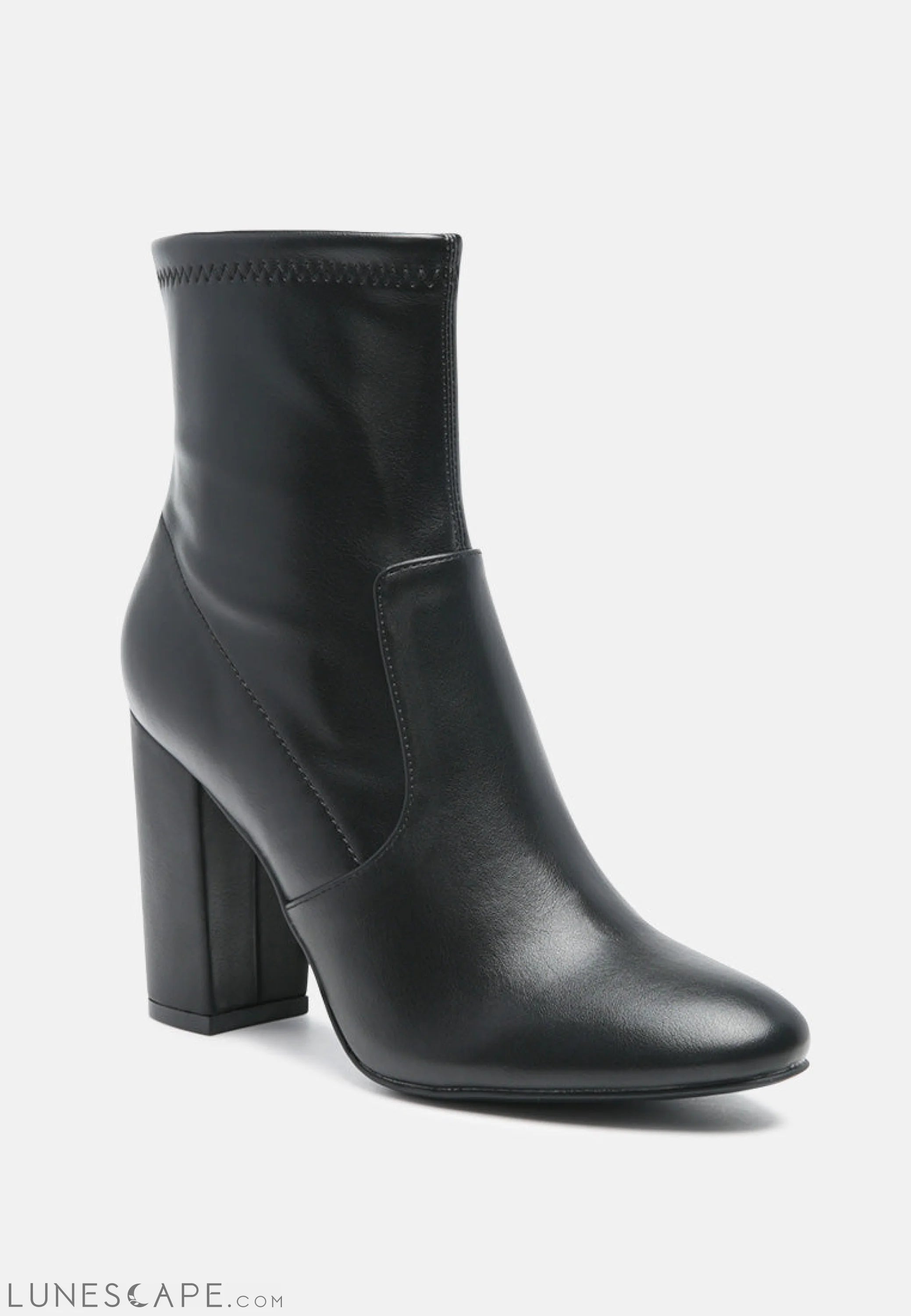 Moonstone Block Heeled Boots LUNESCAPE