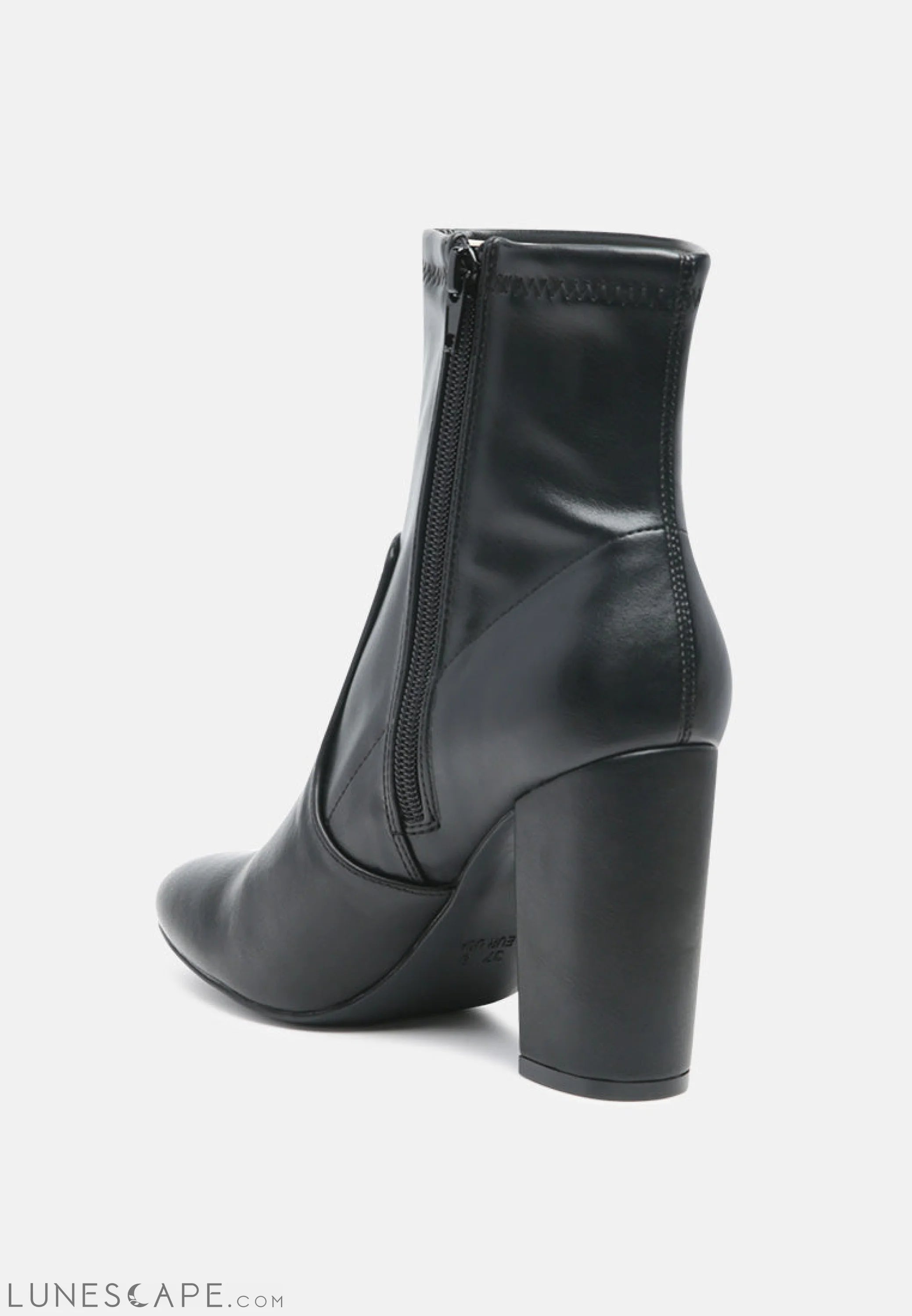 Moonstone Block Heeled Boots LUNESCAPE