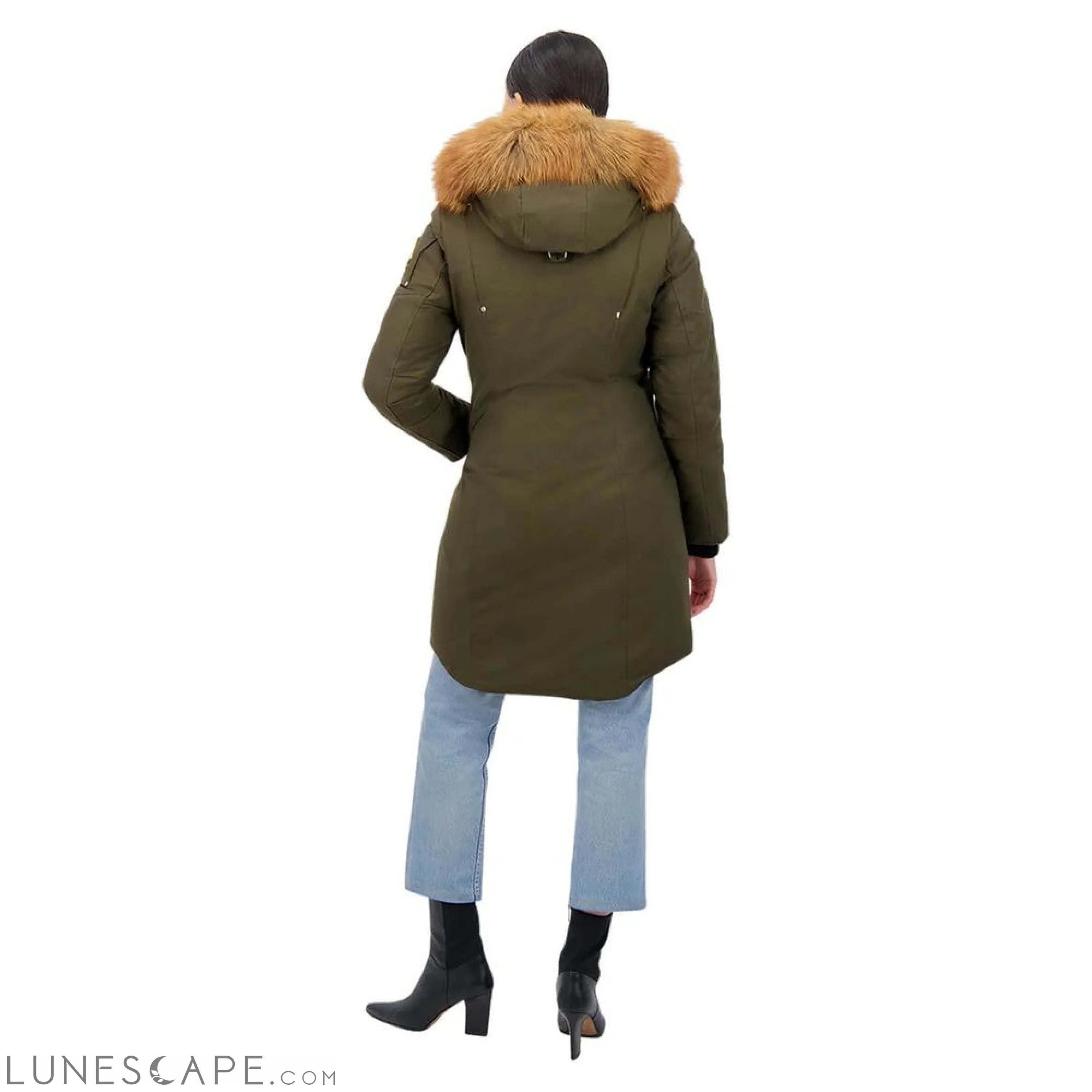 Moose Knuckles Army Cotton Women Parka Jacket LUNESCAPE