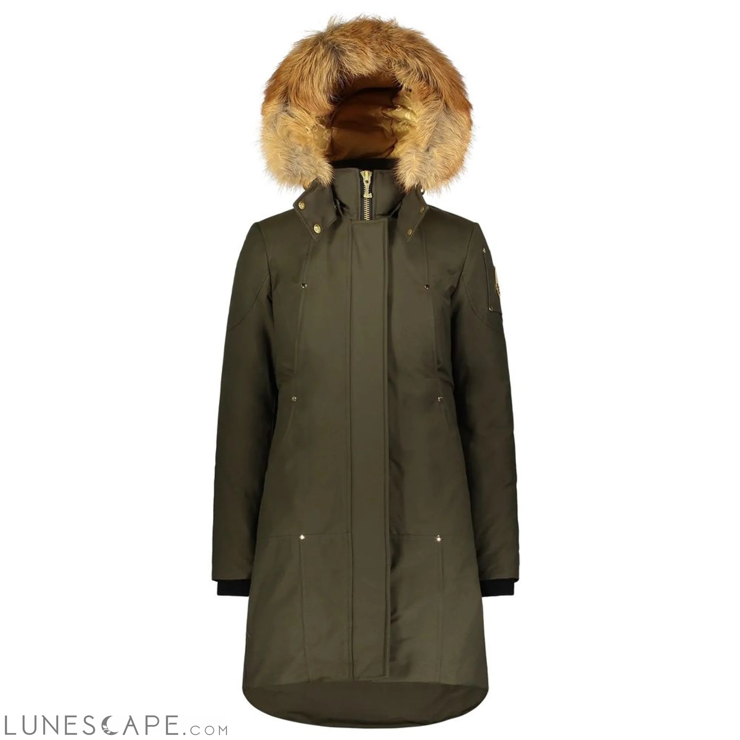 Moose Knuckles Army Cotton Women Parka Jacket LUNESCAPE