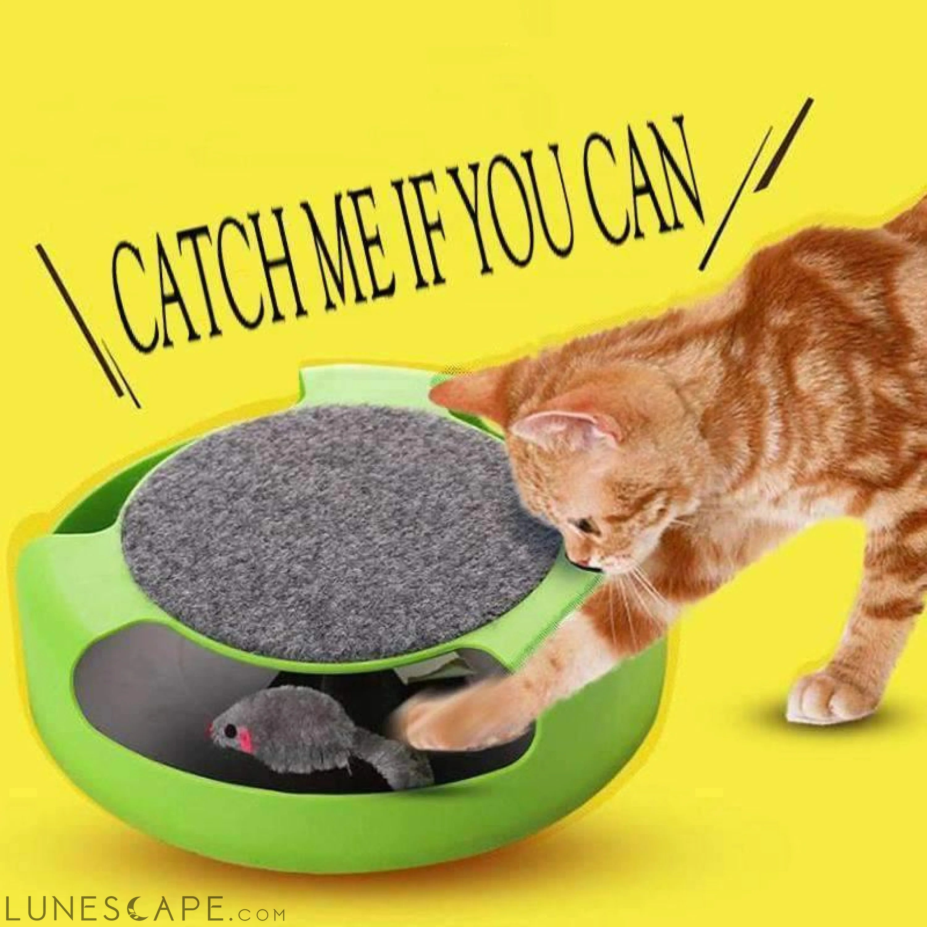 Mouse Chase Interactive Toy for Cats LUNESCAPE