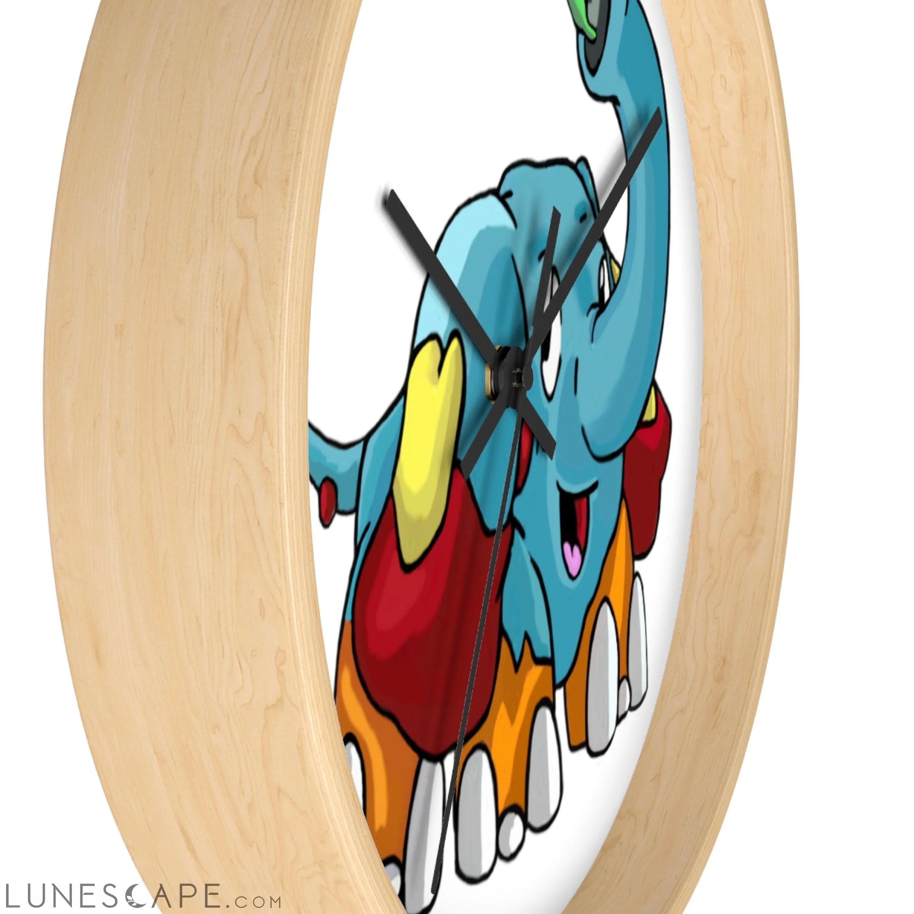 Mudphant Wall clock LUNESCAPE
