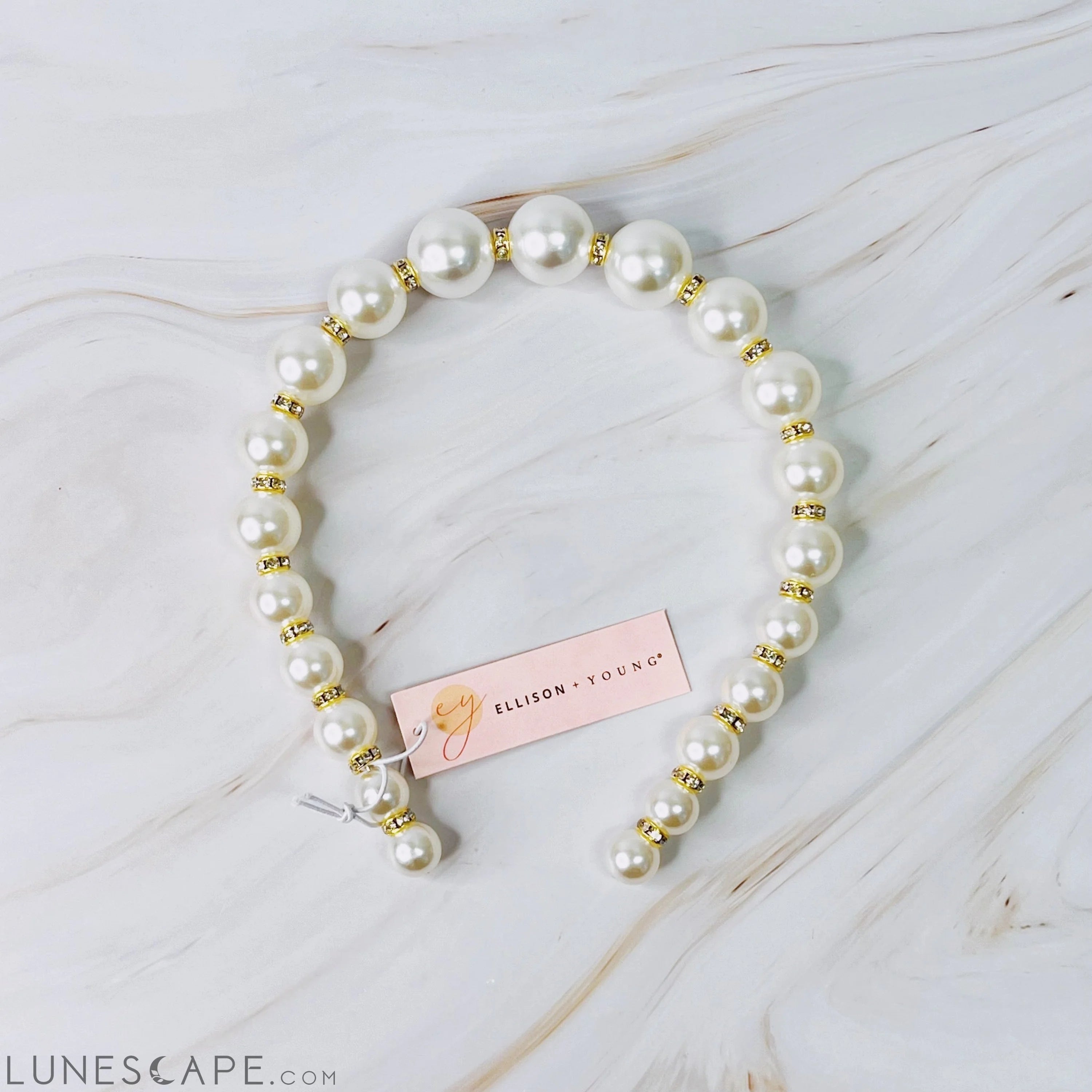My Lovely Janice Pearl Headband LUNESCAPE