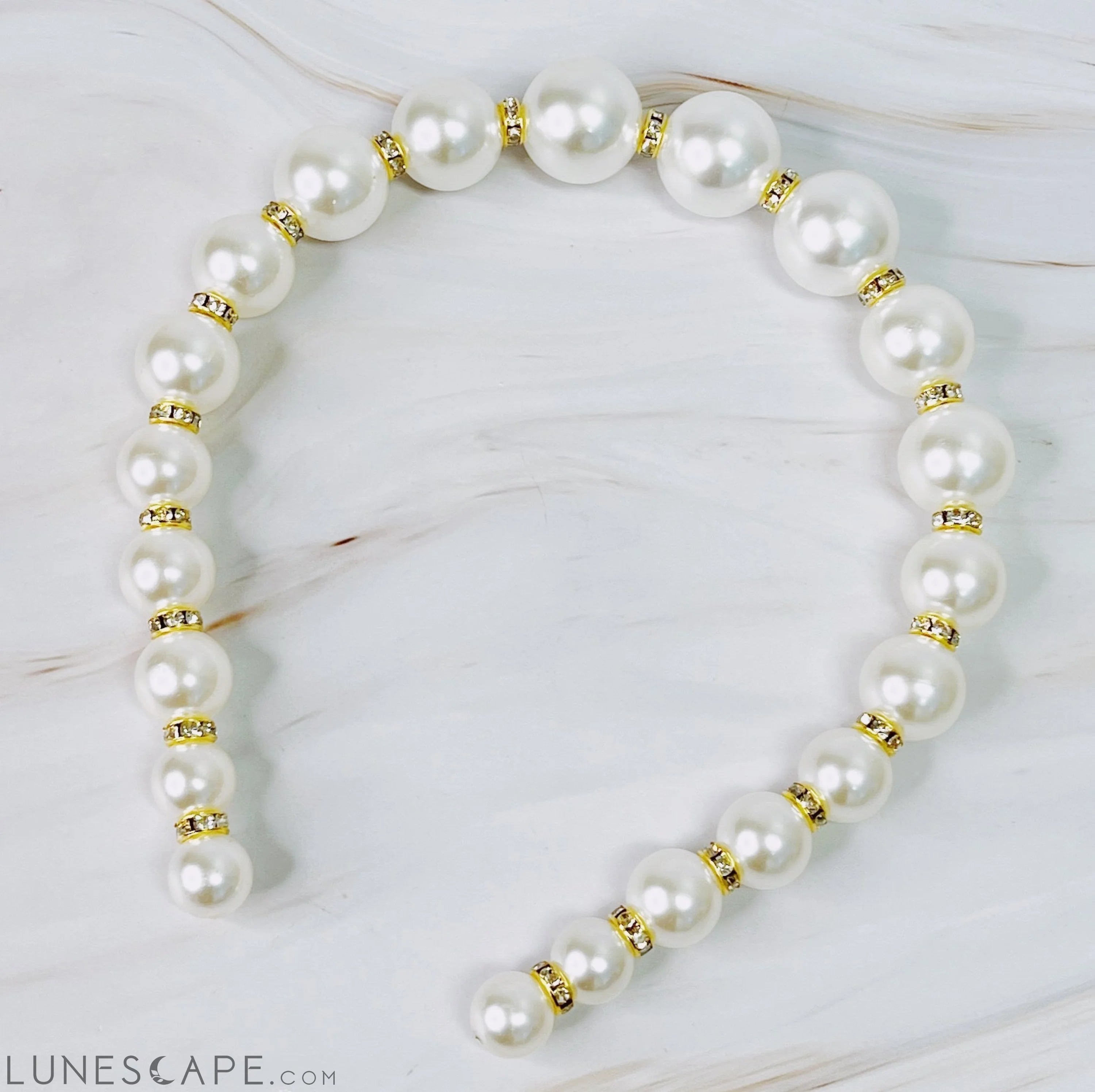 My Lovely Janice Pearl Headband LUNESCAPE