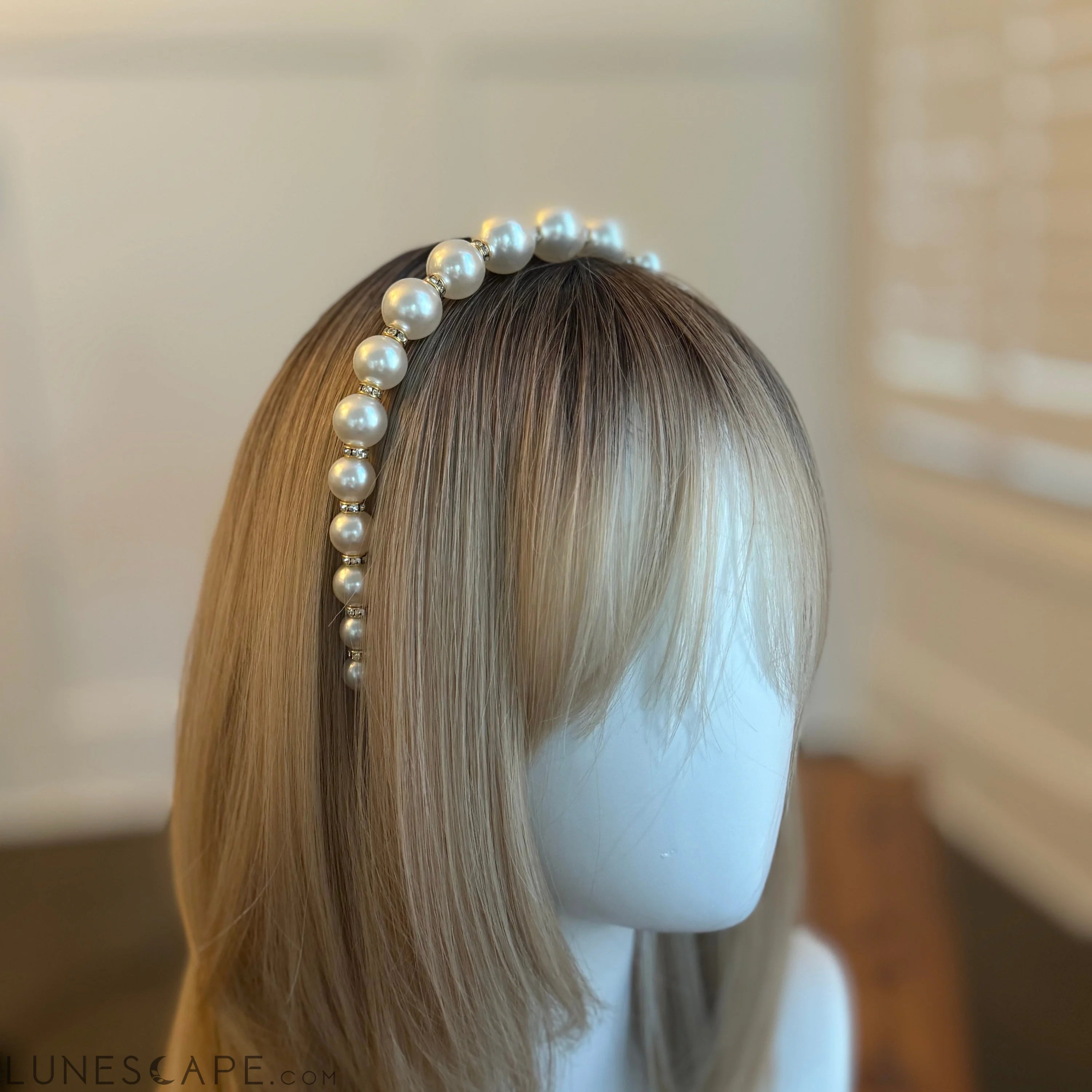 My Lovely Janice Pearl Headband LUNESCAPE