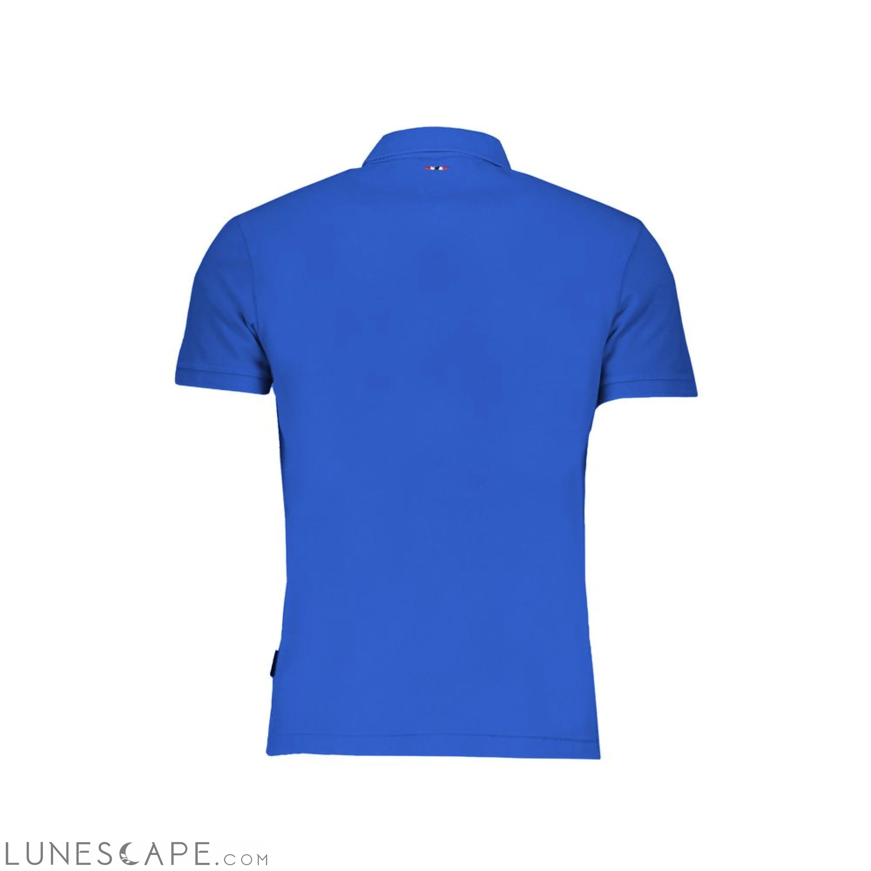 Napapijri Blue Cotton Polo Shirt LUNESCAPE