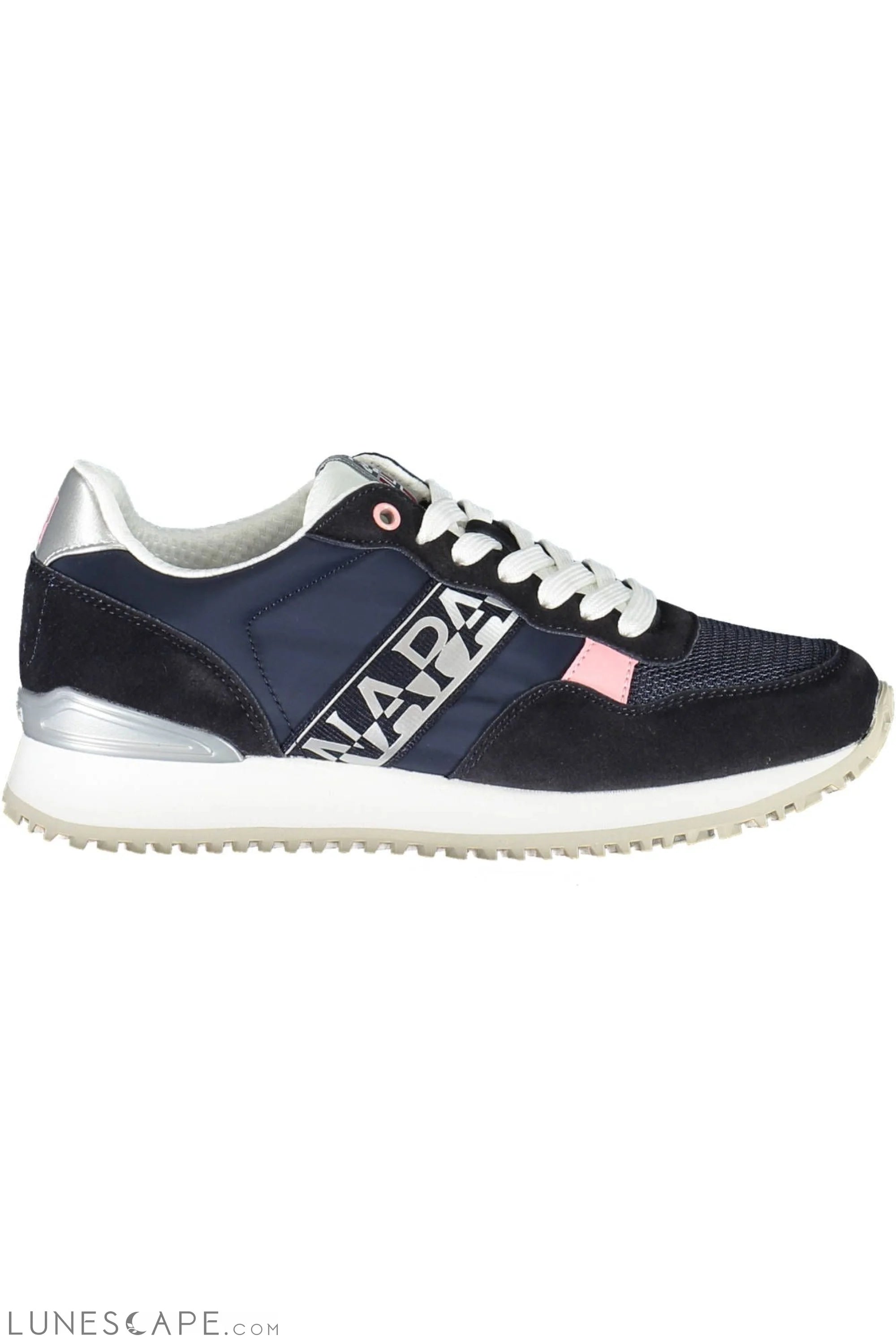 Napapijri Blue Polyester Women Sneaker LUNESCAPE