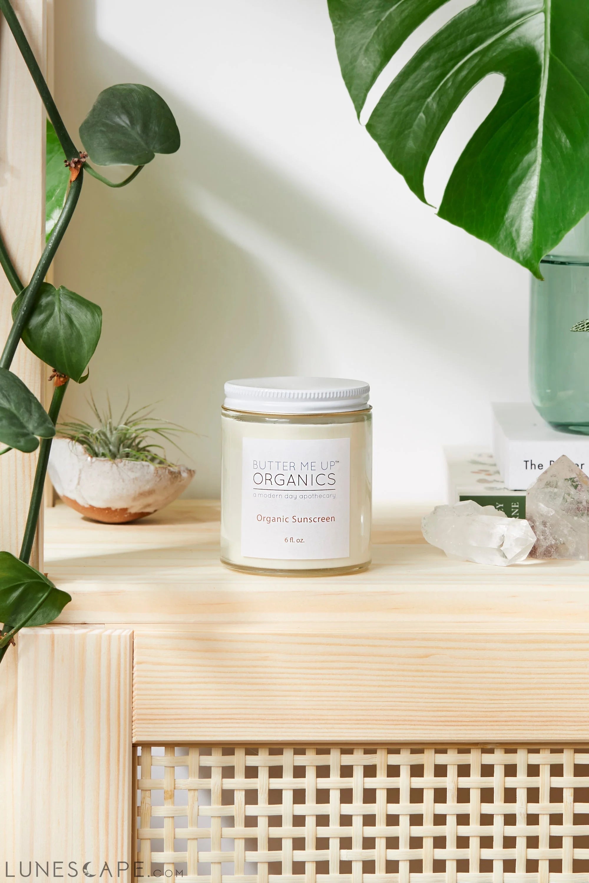 Natural Organic Sunscreen / Safe Sunscreen / Non-Nano Zinc Oxide LUNESCAPE