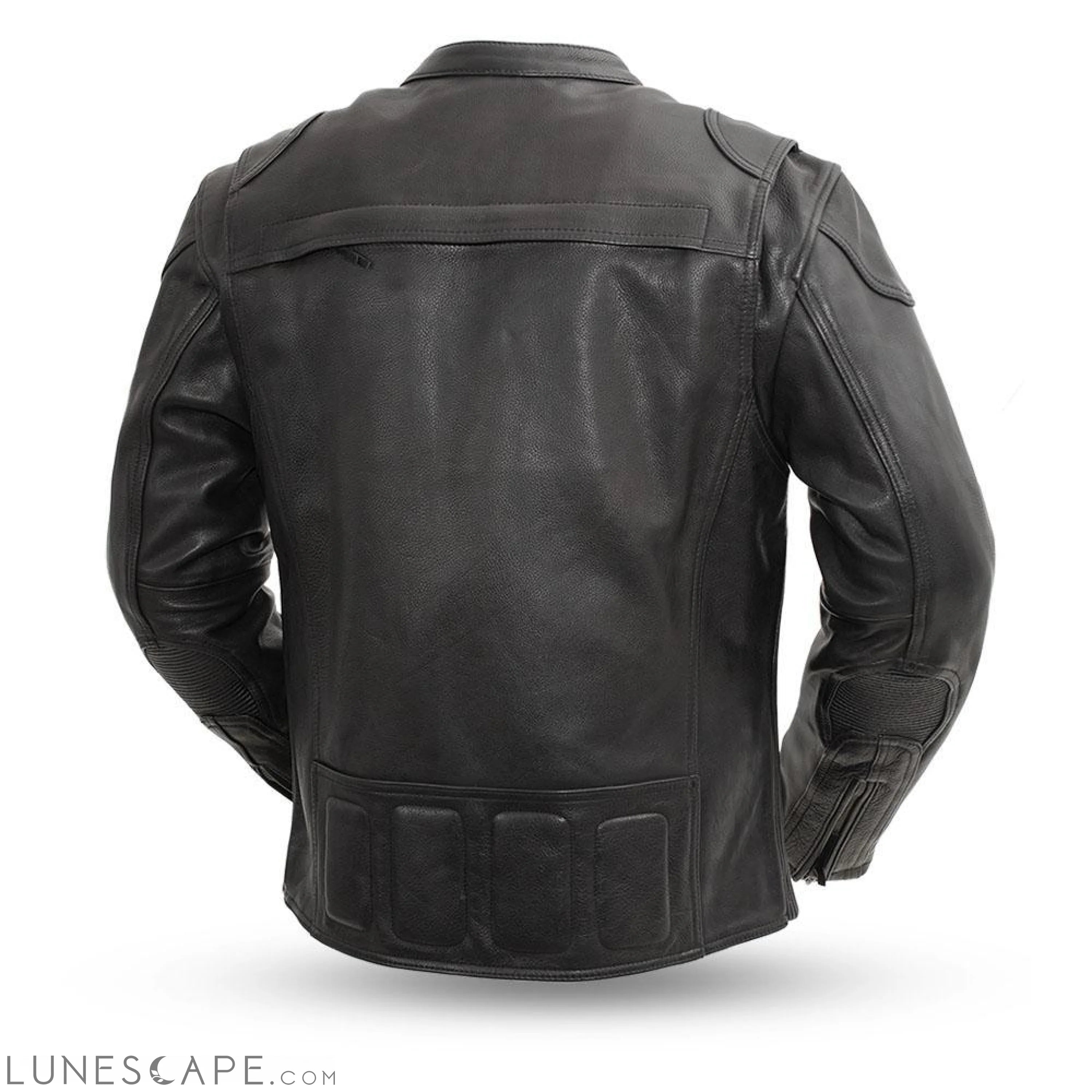 Nemesis - Men's Leather Motorcycle Jacket LUNESCAPE