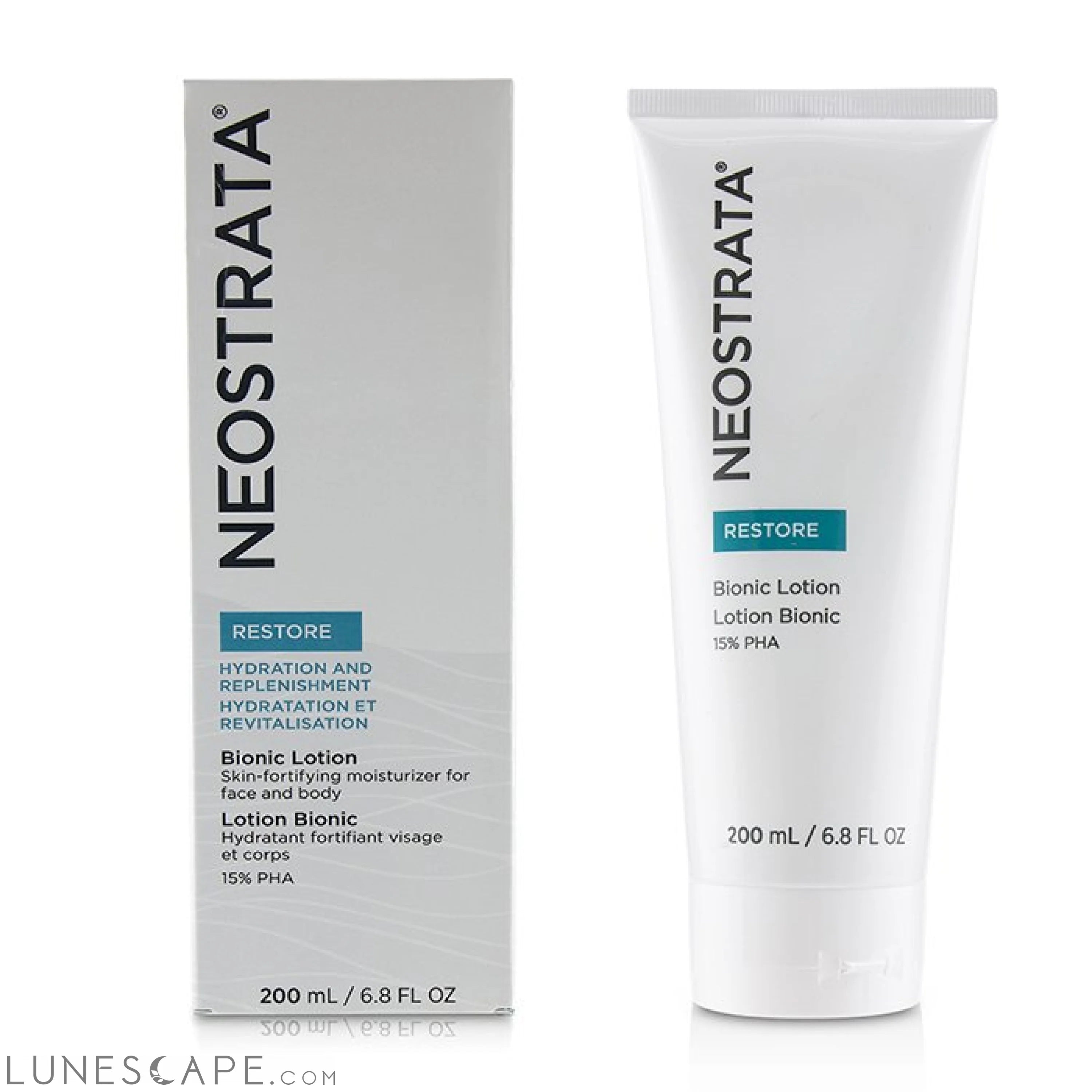 NEOSTRATA - Restore - Bionic Lotion 15% PHA (Skin-Fortifying Moisturizer for Face & Body) LUNESCAPE