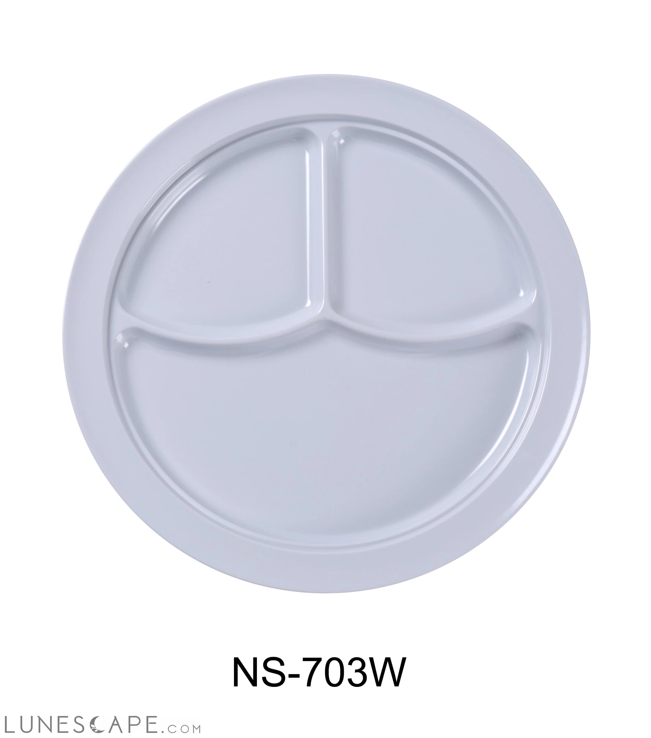 Nessico 3-Compartment Dinner Plate LUNESCAPE