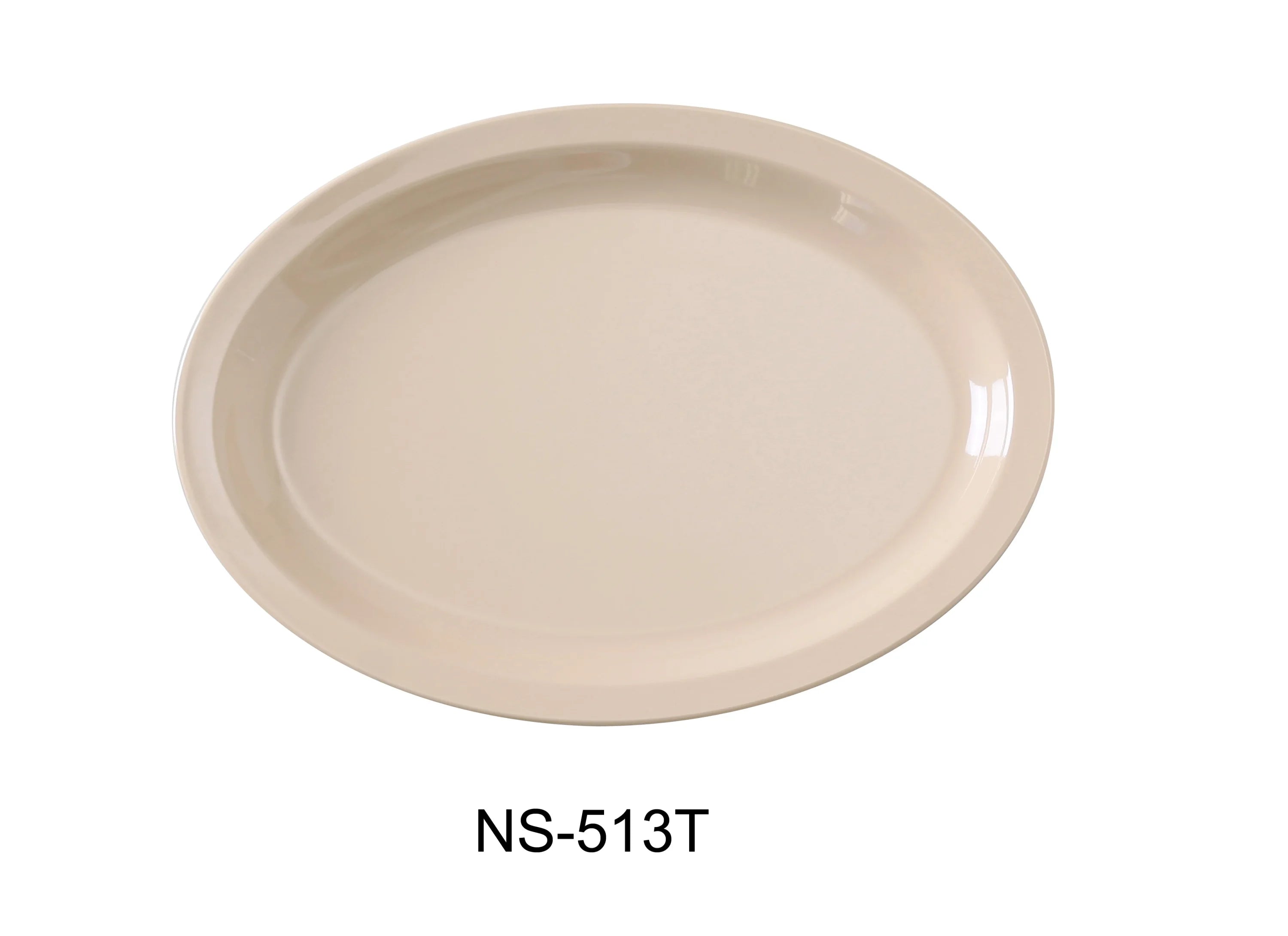 Nessico Oval Platter with Narrow Rim LUNESCAPE