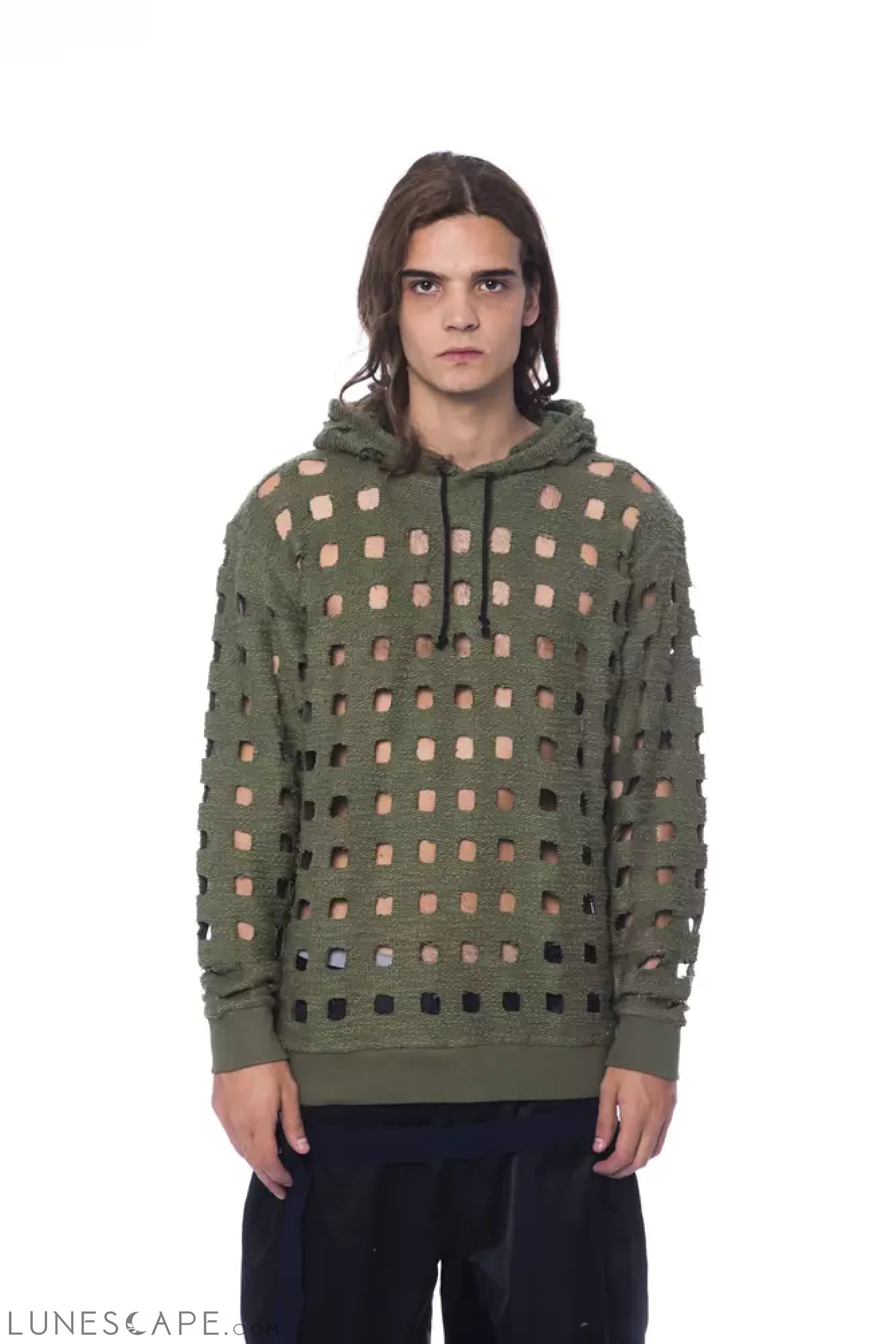 Nicolo Tonetto Army Cotton Men Sweater LUNESCAPE