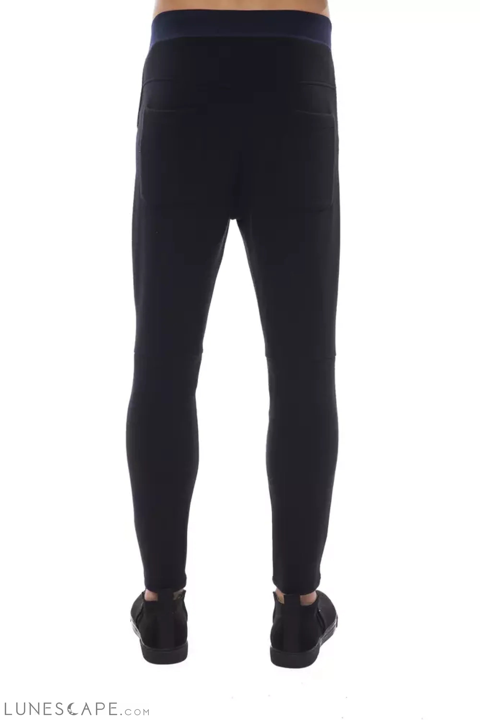 Nicolo Tonetto Black Polyamide Men Pants LUNESCAPE