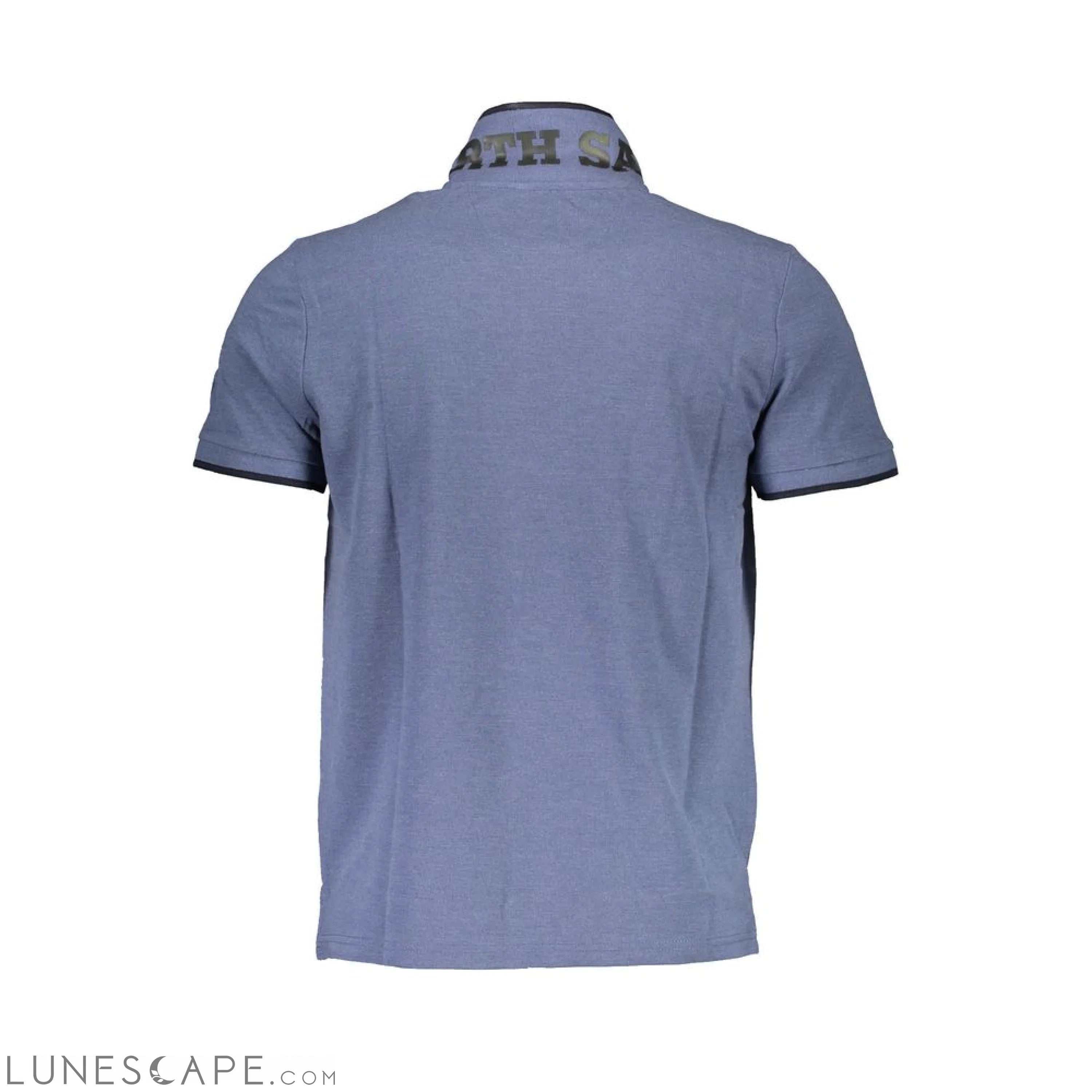 North Sails Blue Cotton Mens Polo Shirt LUNESCAPE