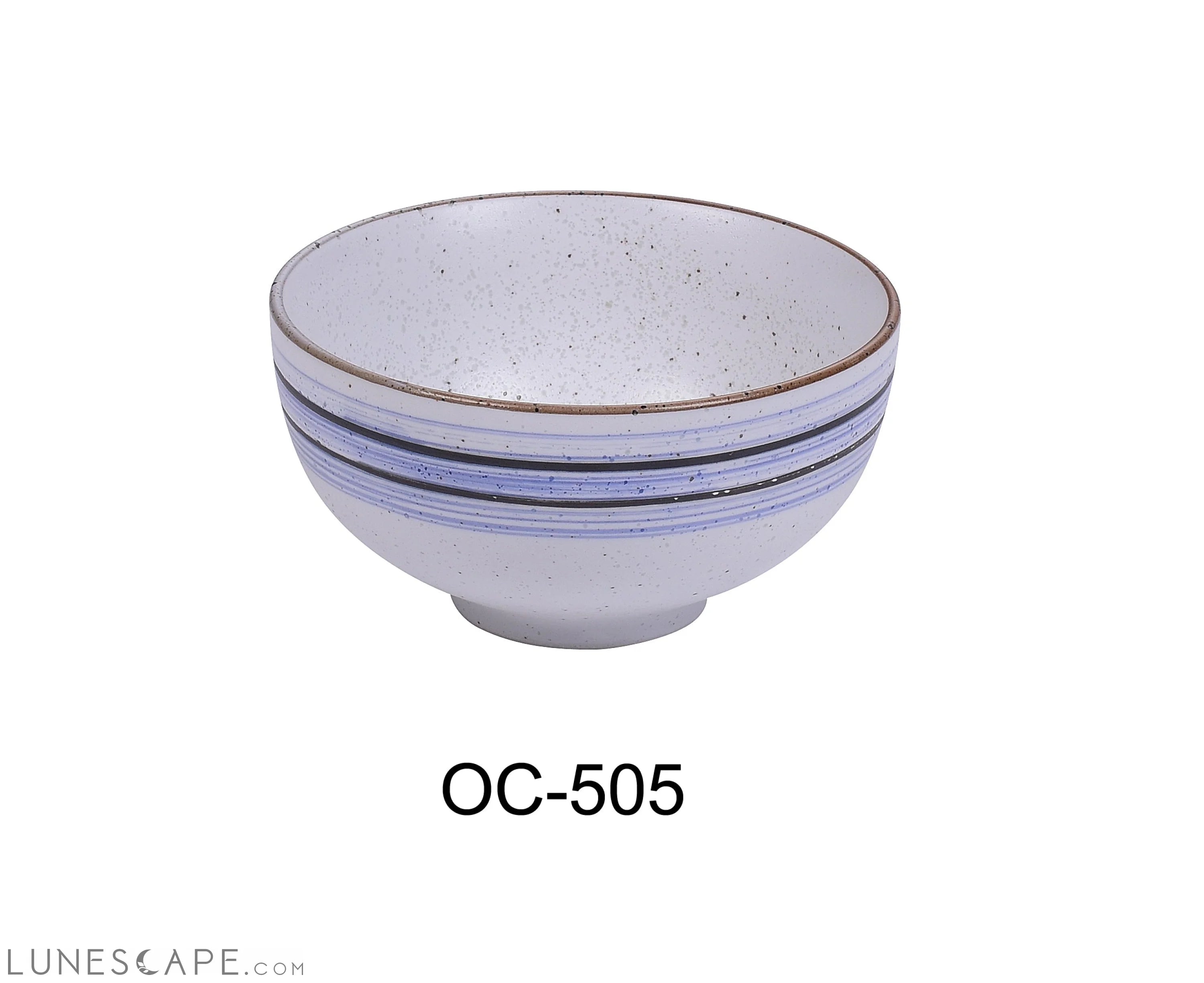 Ocean 4 1/2" X 2 1/4"H RICE BOWL 8 OZ LUNESCAPE