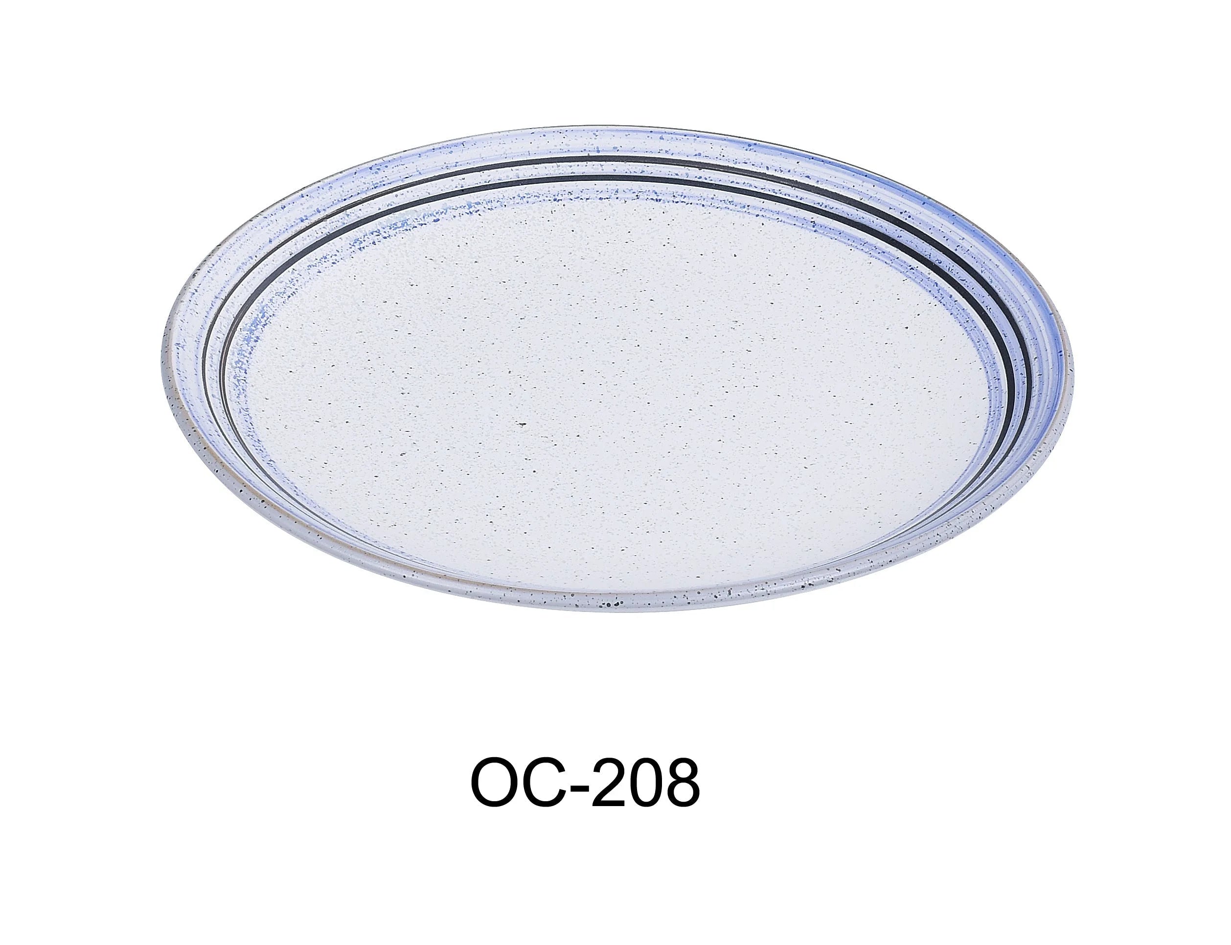 Ocean 8" X 3/4" COUPE SHAPE OVAL DINNER PLATE LUNESCAPE