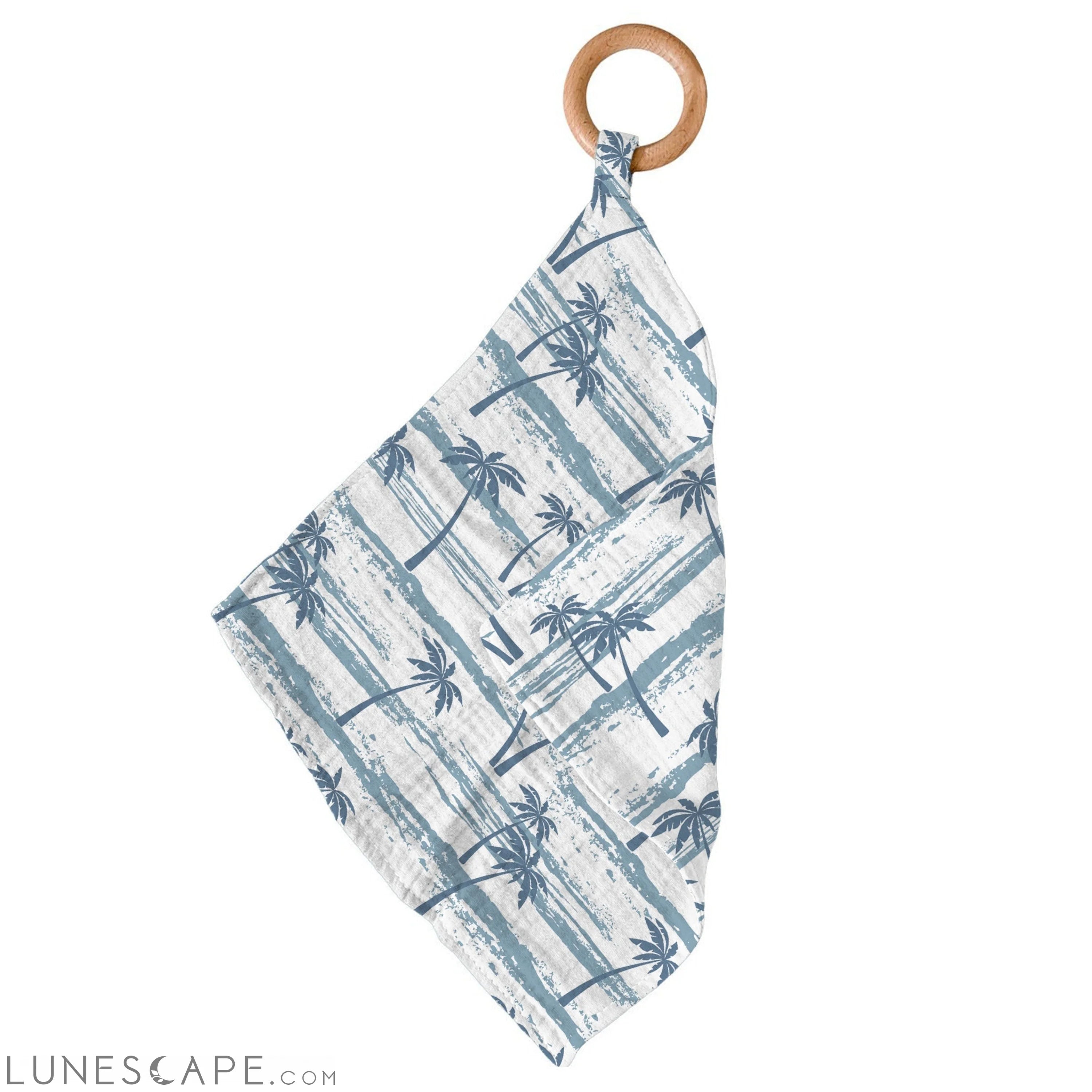 Ocean Palm Trees Bamboo Newcastle Teether LUNESCAPE