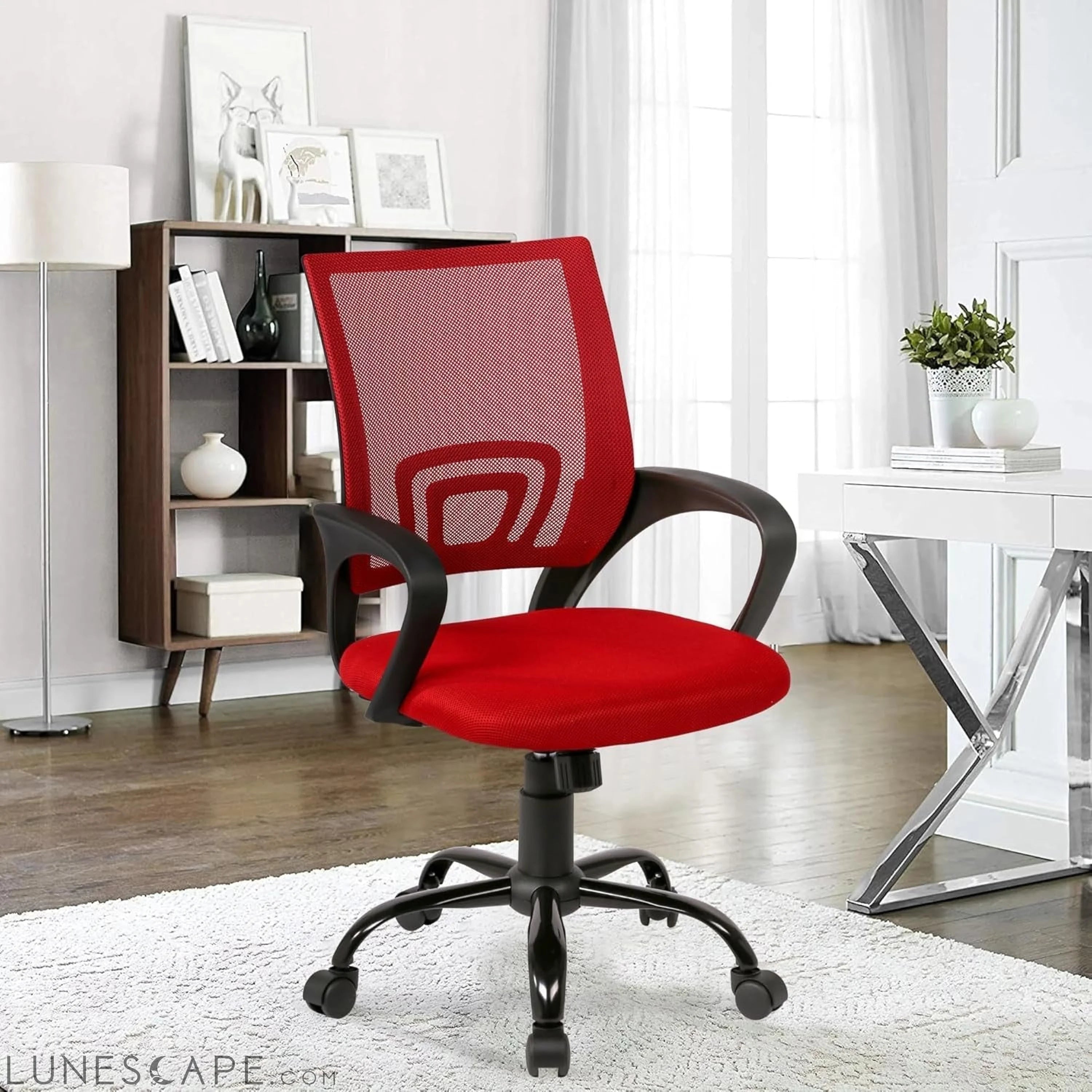 Office Chair Computer Chair Ergonomic Cheap Desk Chair Adjustable LUNESCAPE