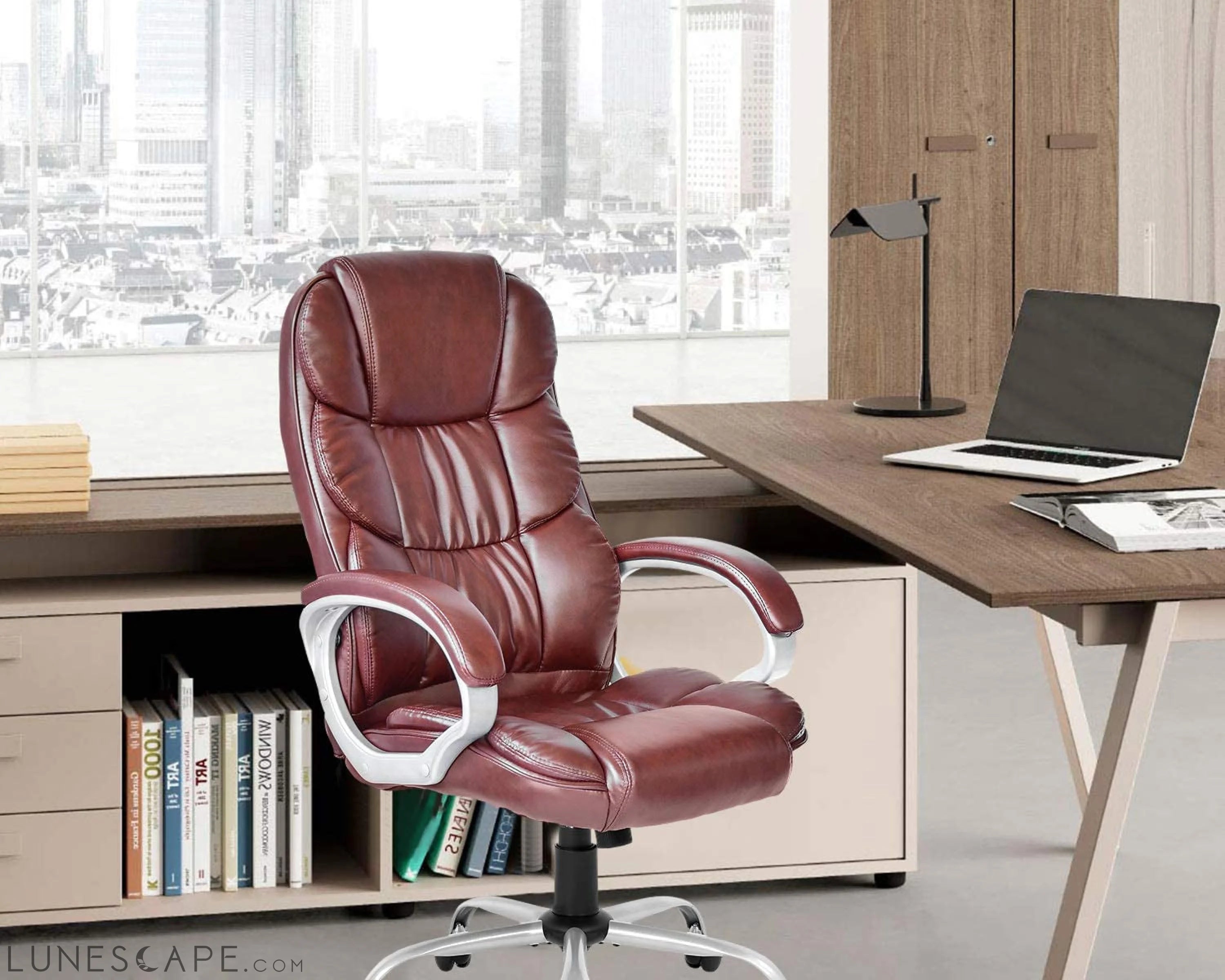 Office Chair Computer High Back Adjustable Ergonomic Desk Chair LUNESCAPE