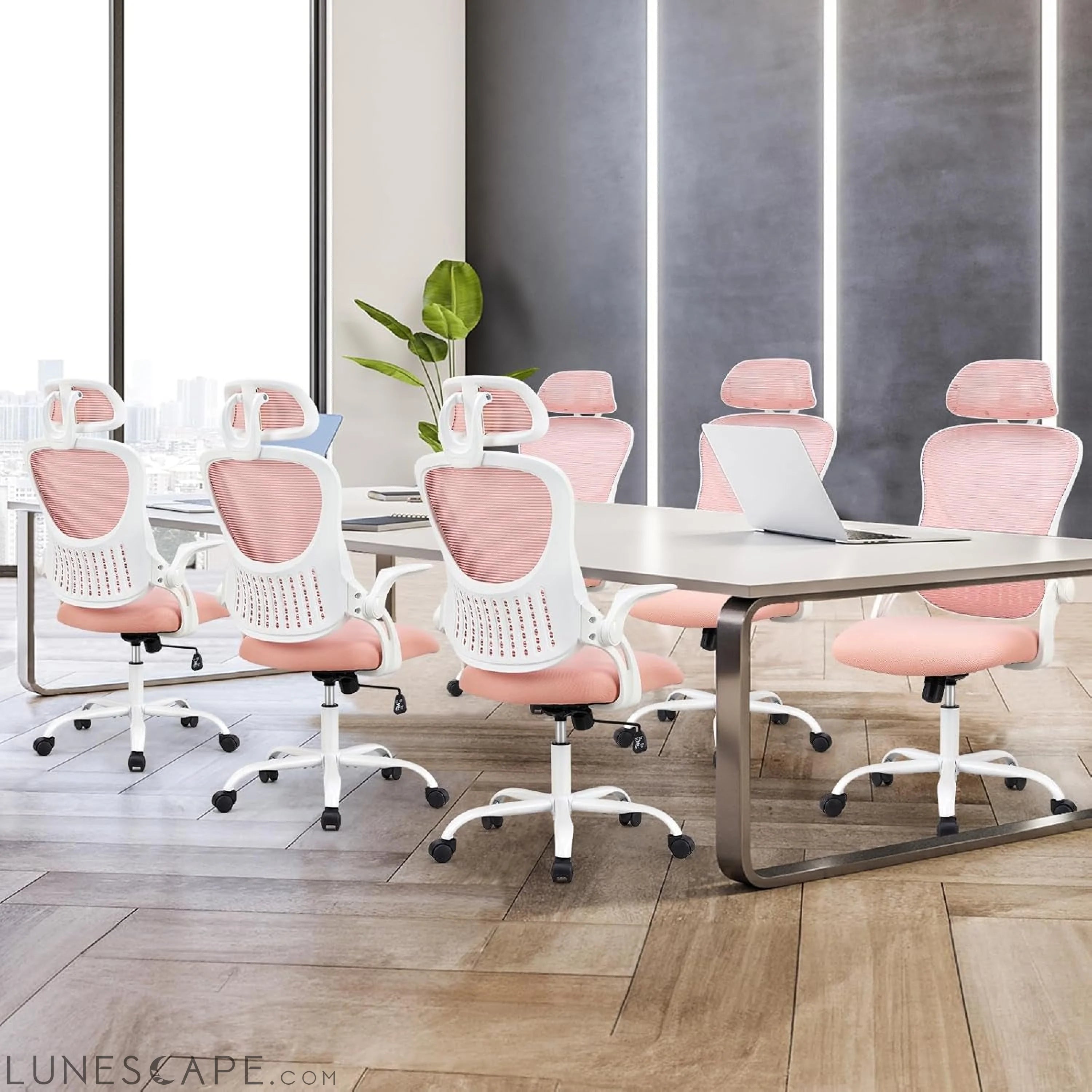 Office Computer Desk Chair, Ergonomic High-Back Mesh Rolling Work LUNESCAPE
