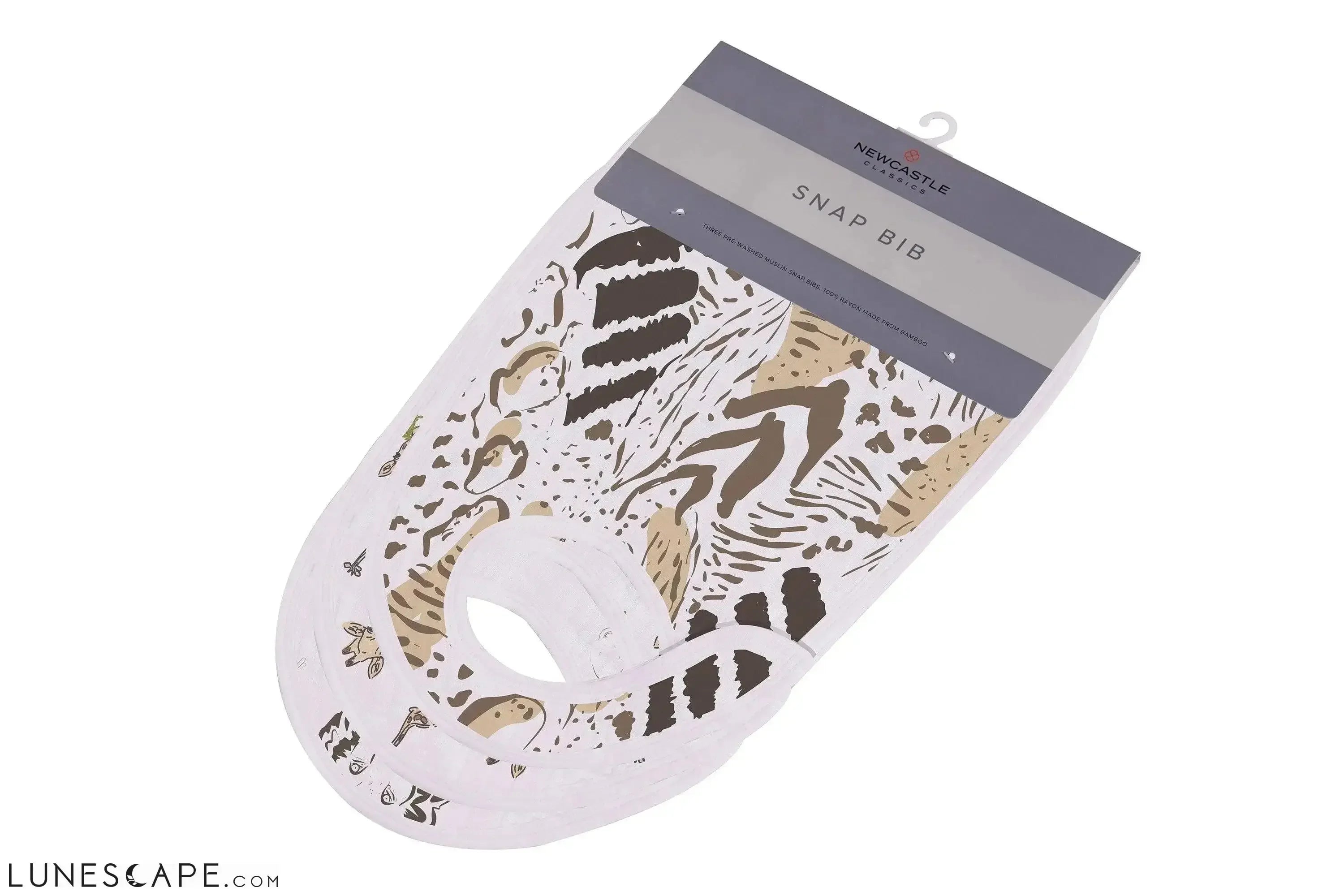 On The Savannah Snap Bibs - Set of 3 LUNESCAPE