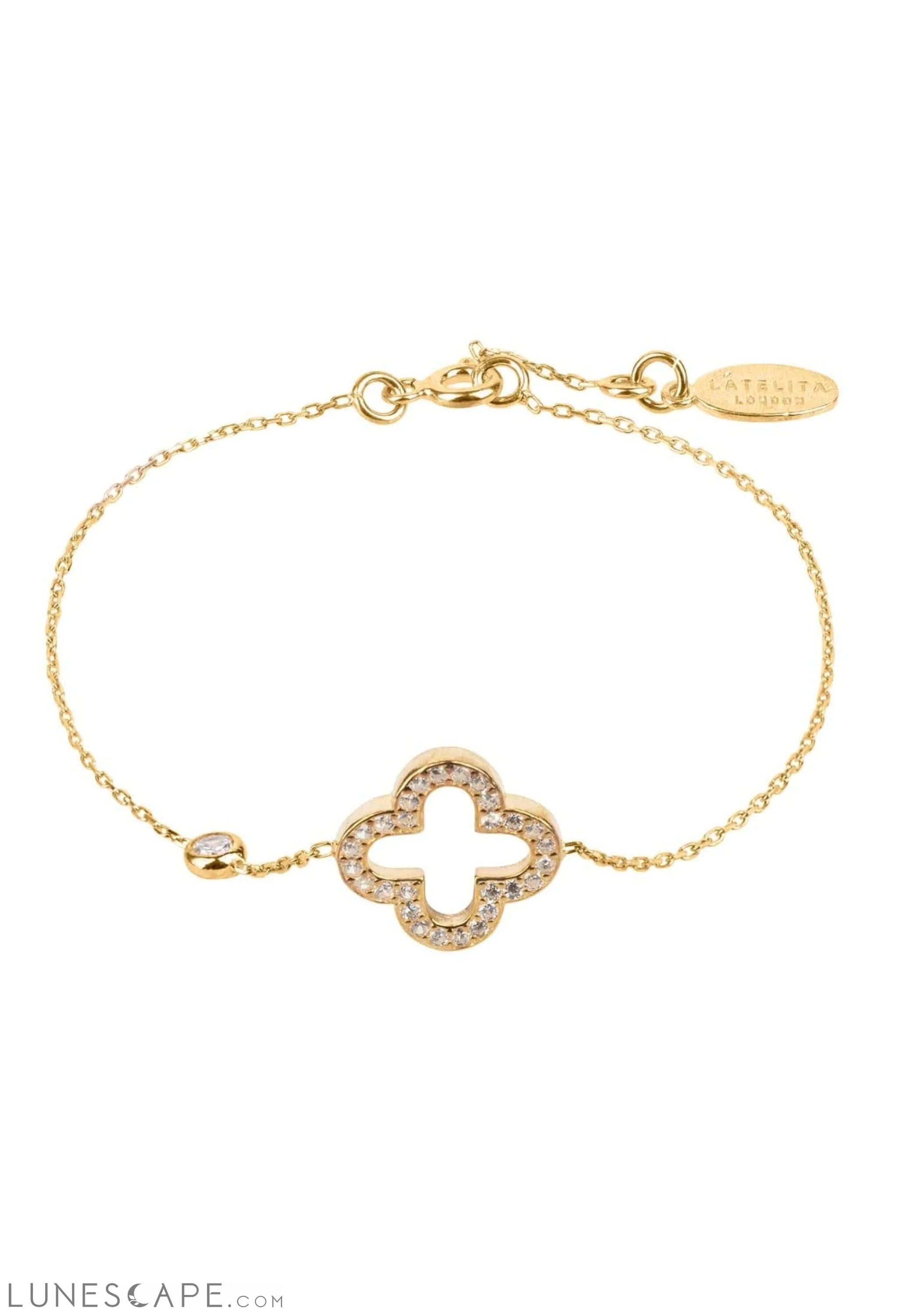 Open Clover Bracelet LUNESCAPE