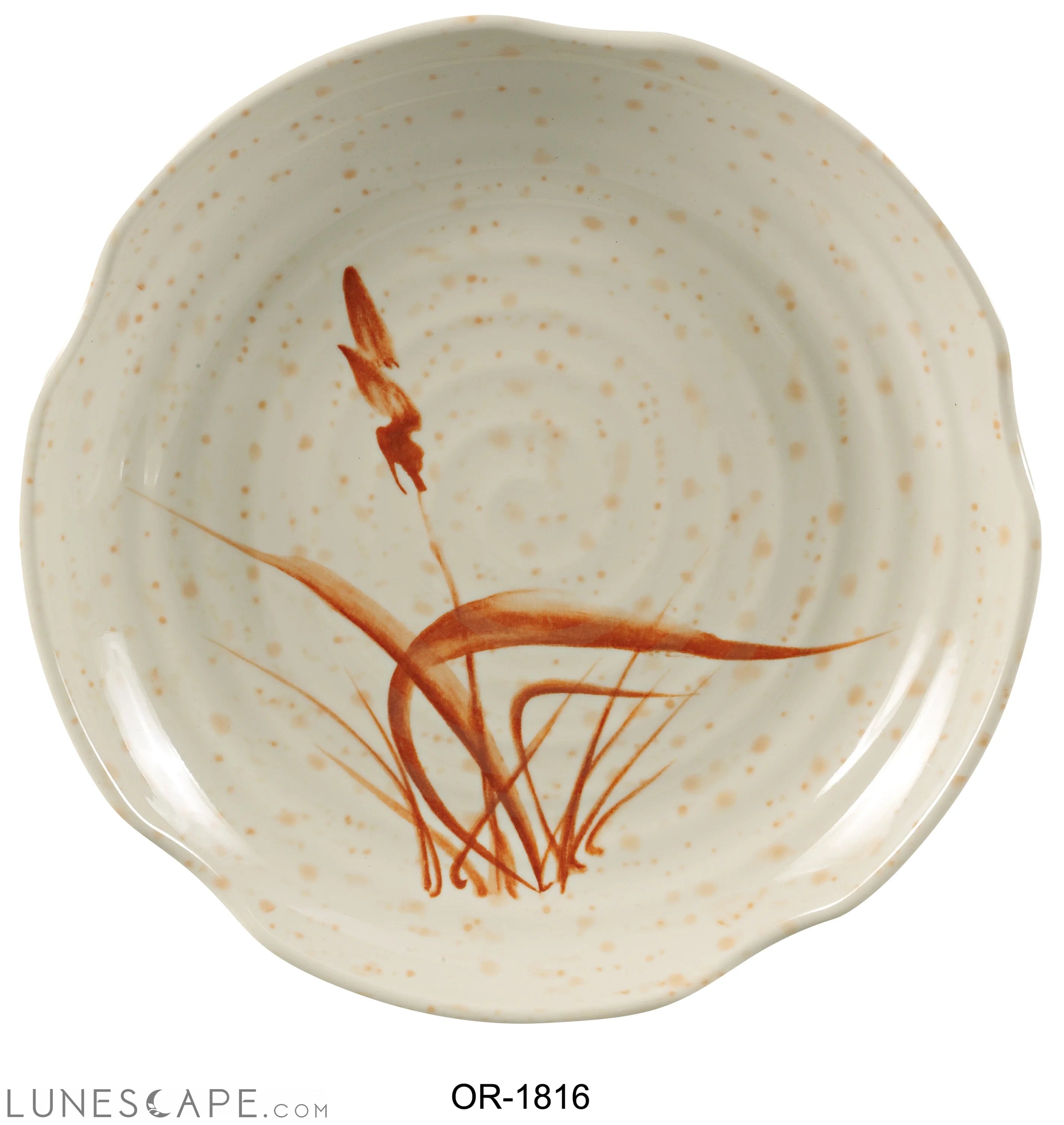 Orchis Lotus Shape Dinner Plate LUNESCAPE