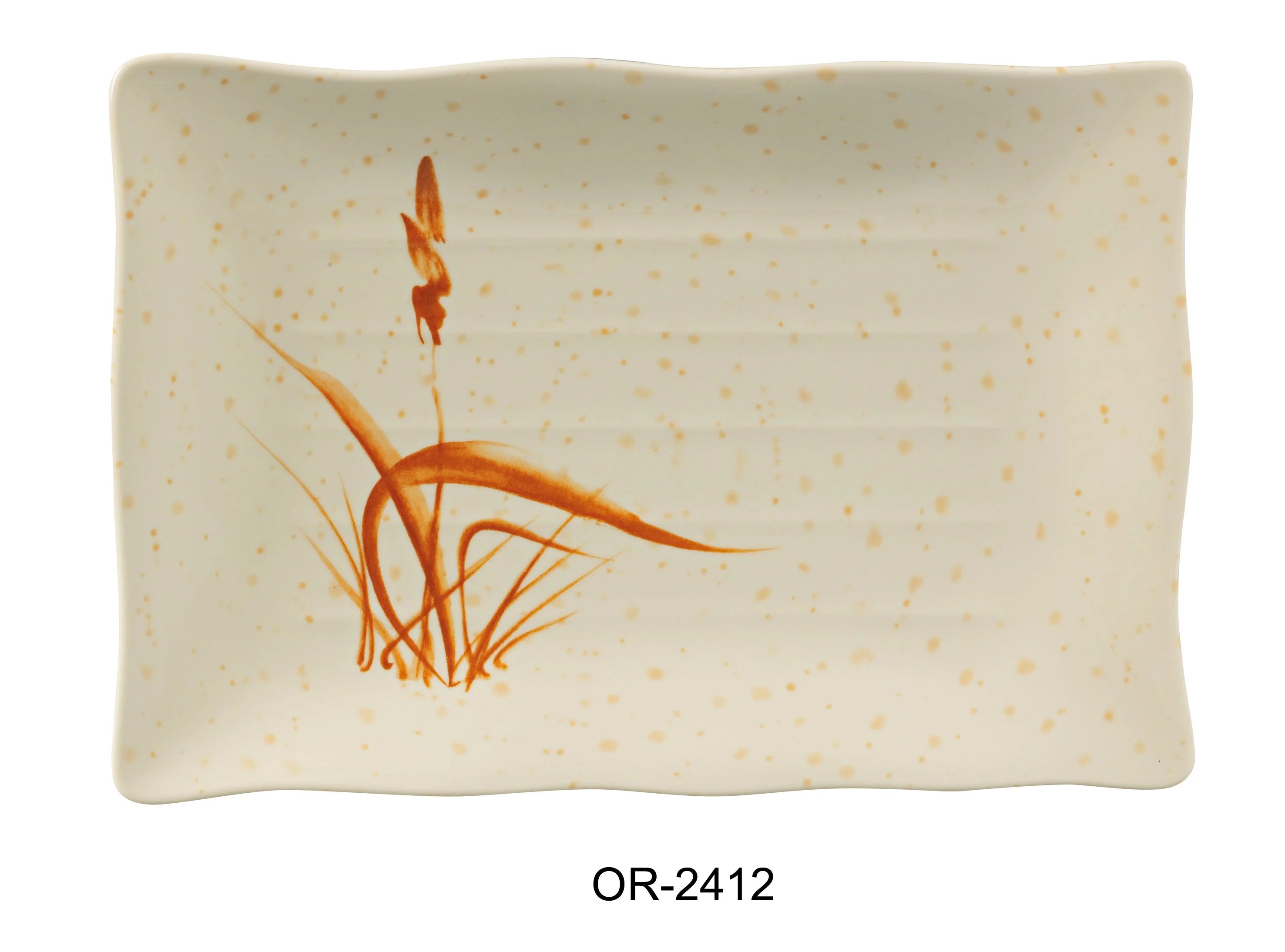 Orchis Rectangular Dinner Plate LUNESCAPE