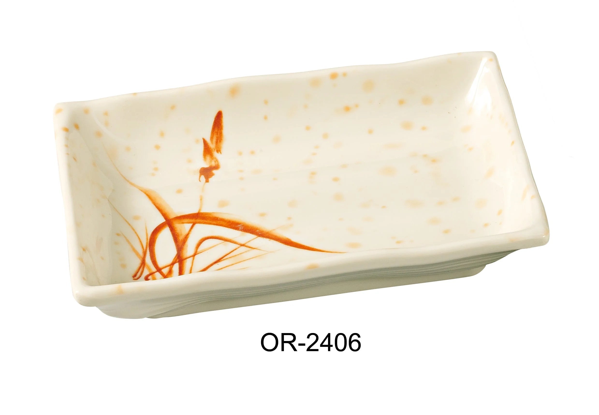 Orchis Rectangular Dinner Plate LUNESCAPE