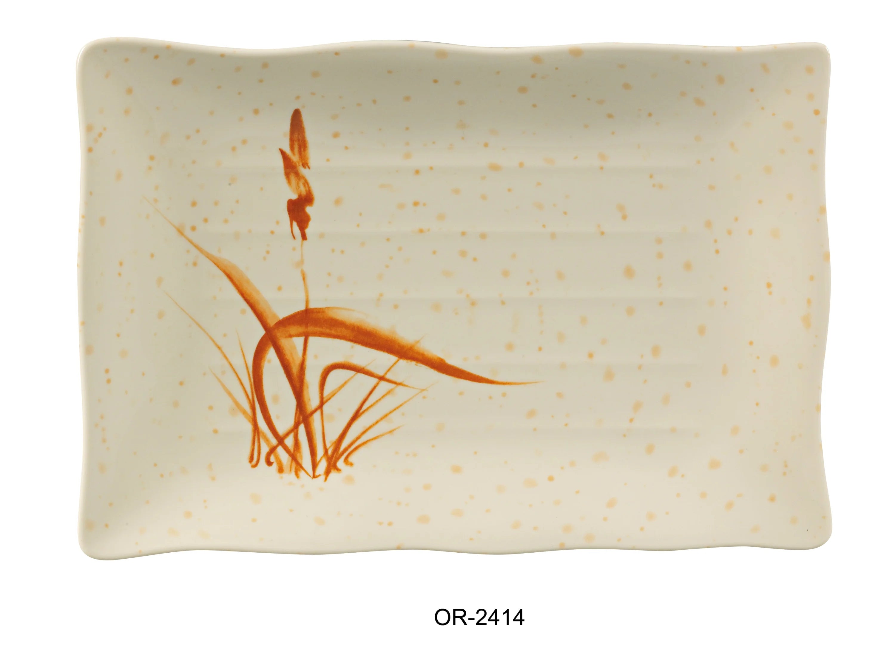 Orchis Rectangular Dinner Plate LUNESCAPE
