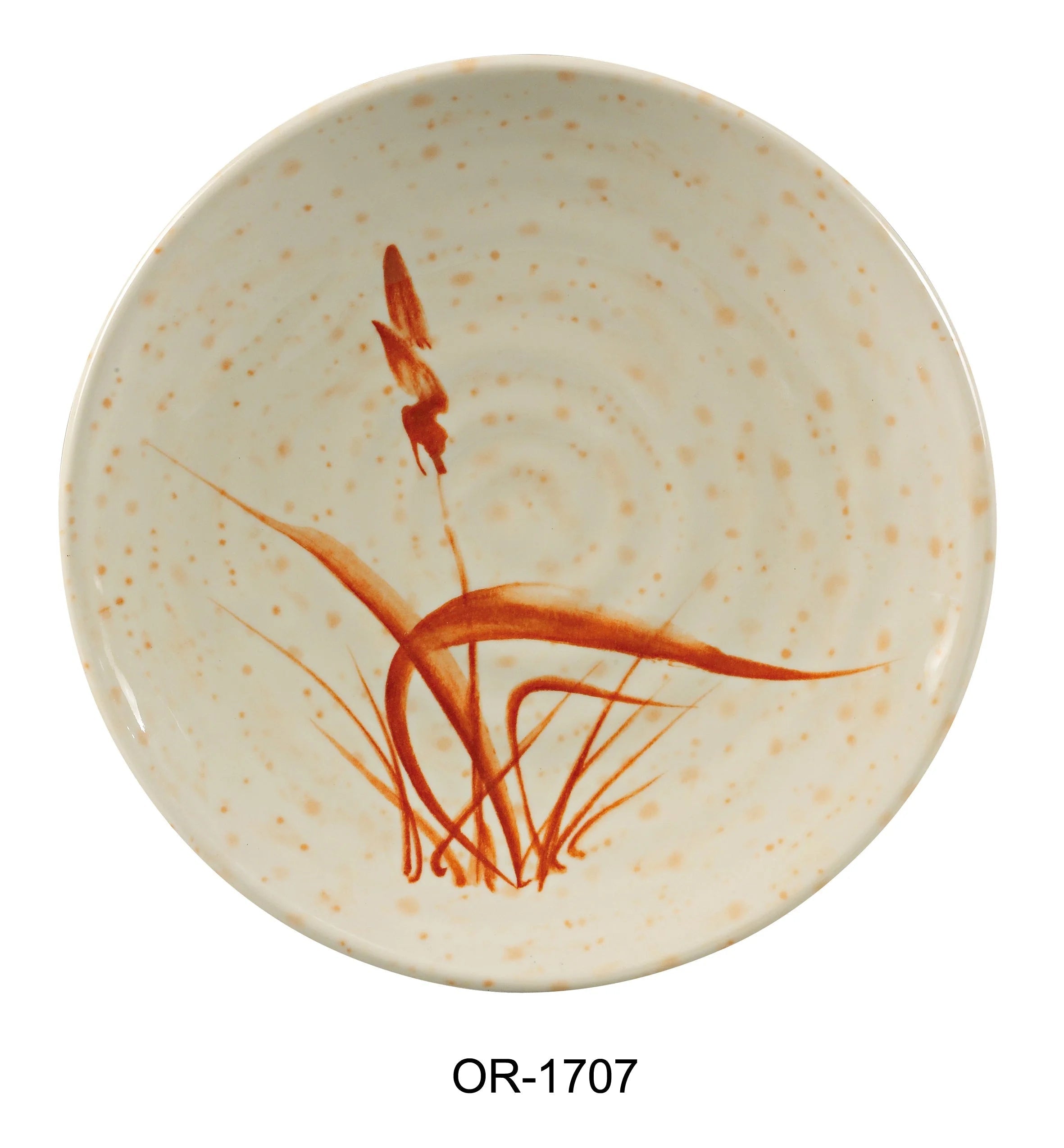 Orchis Round Salad Plate LUNESCAPE