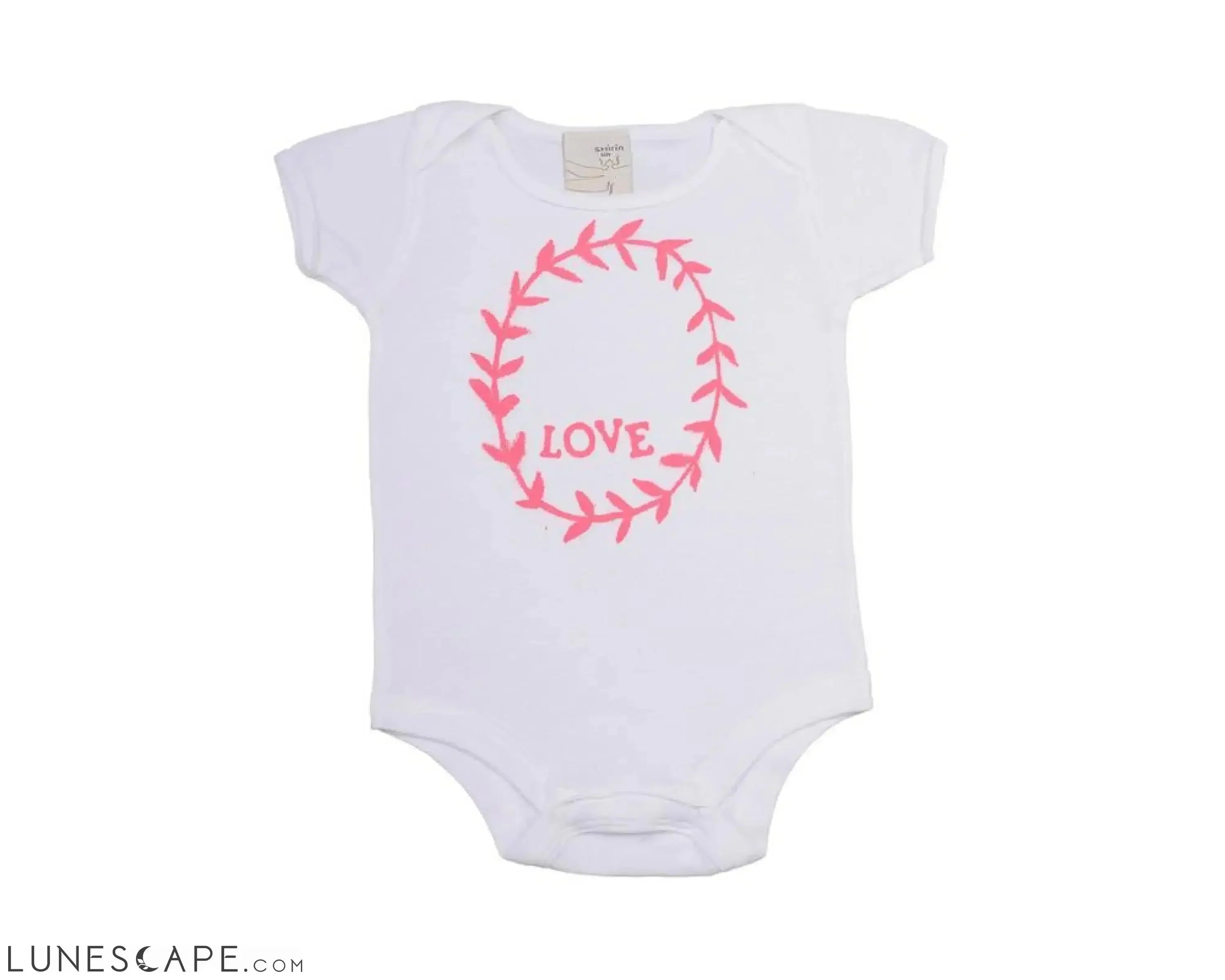 Organic Baby Onesie - Love Garland LUNESCAPE
