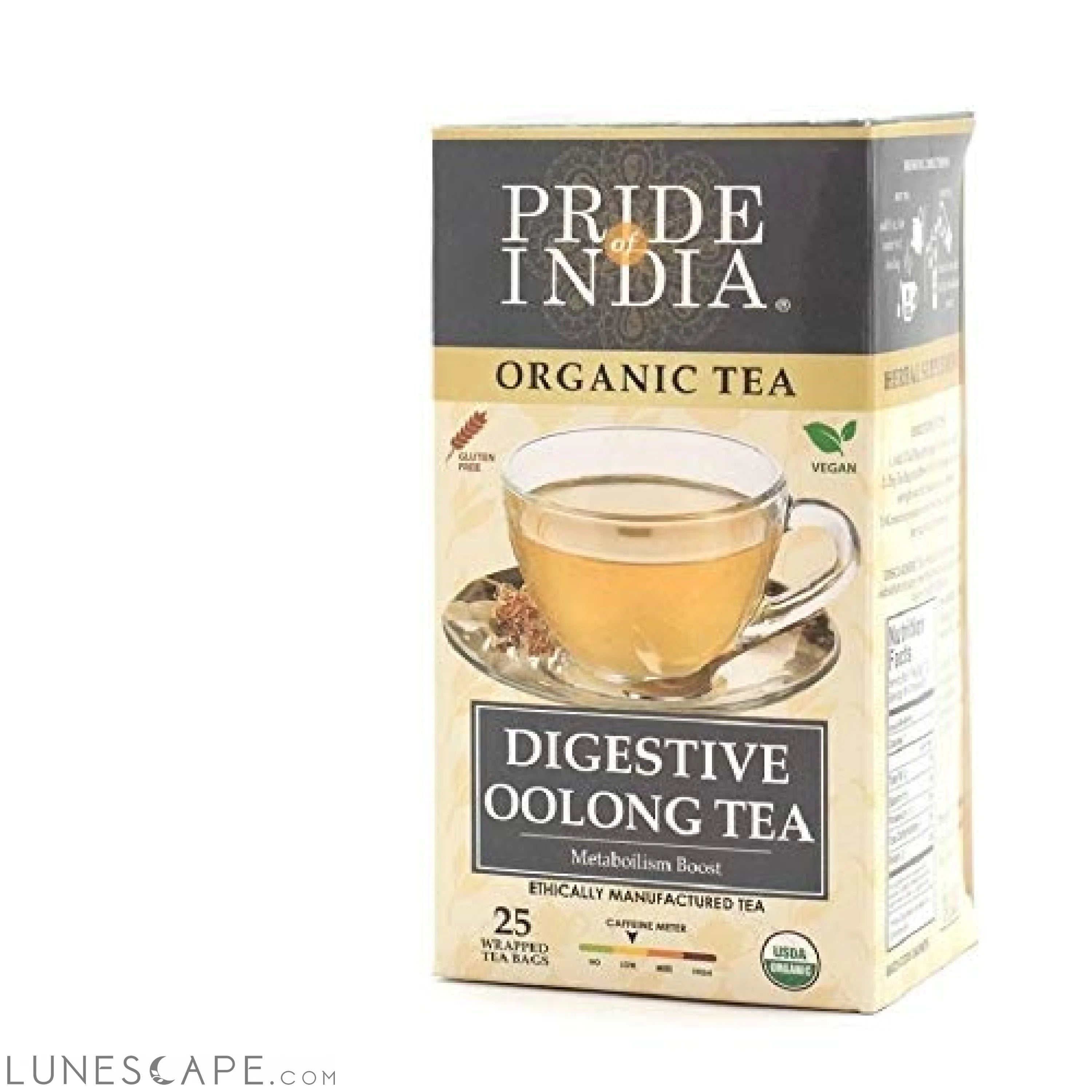 Organic Digestive Oolong Tea Bags - Pack of 6 LUNESCAPE