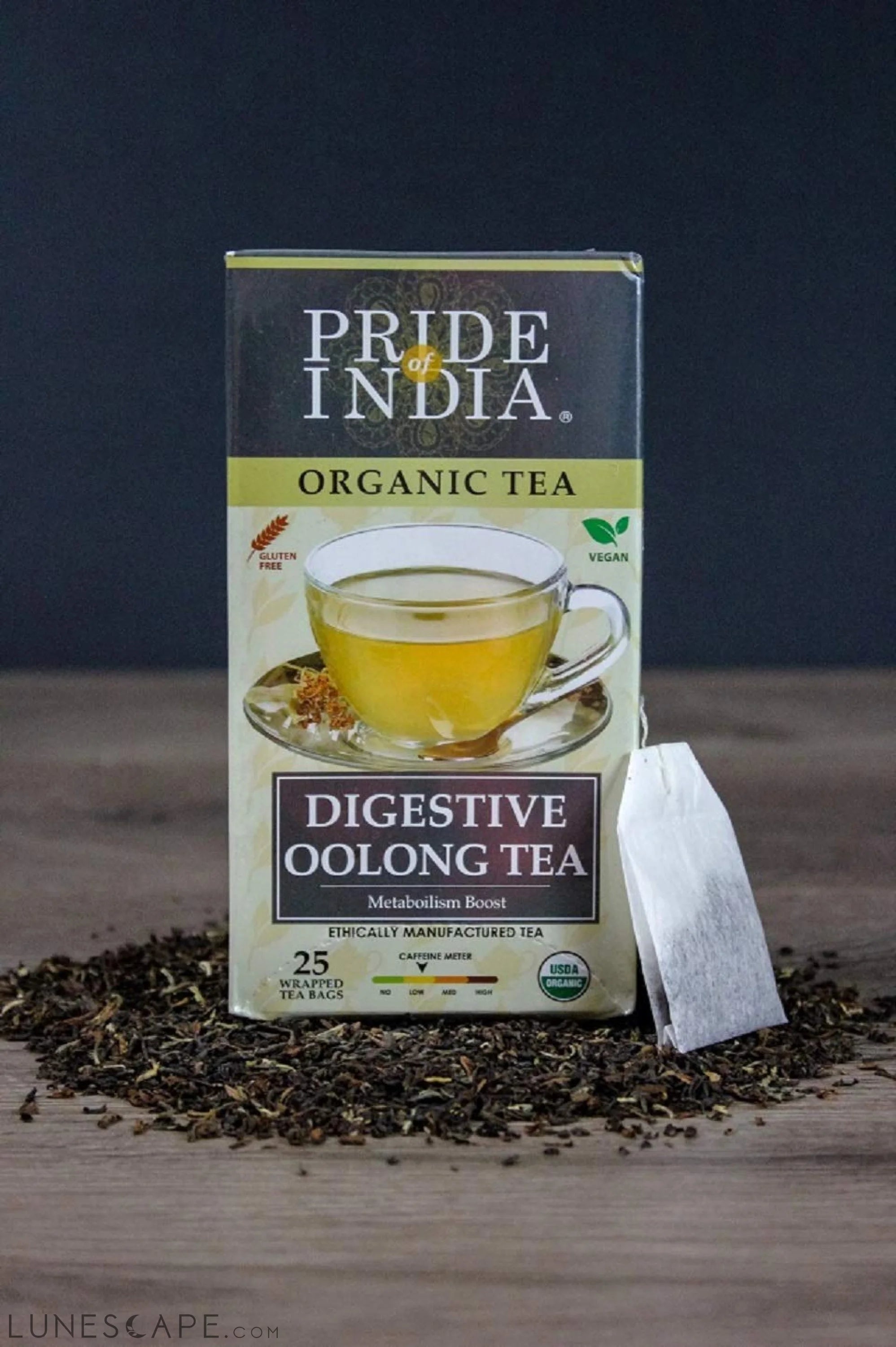 Organic Digestive Oolong Tea Bags - Pack of 6 LUNESCAPE
