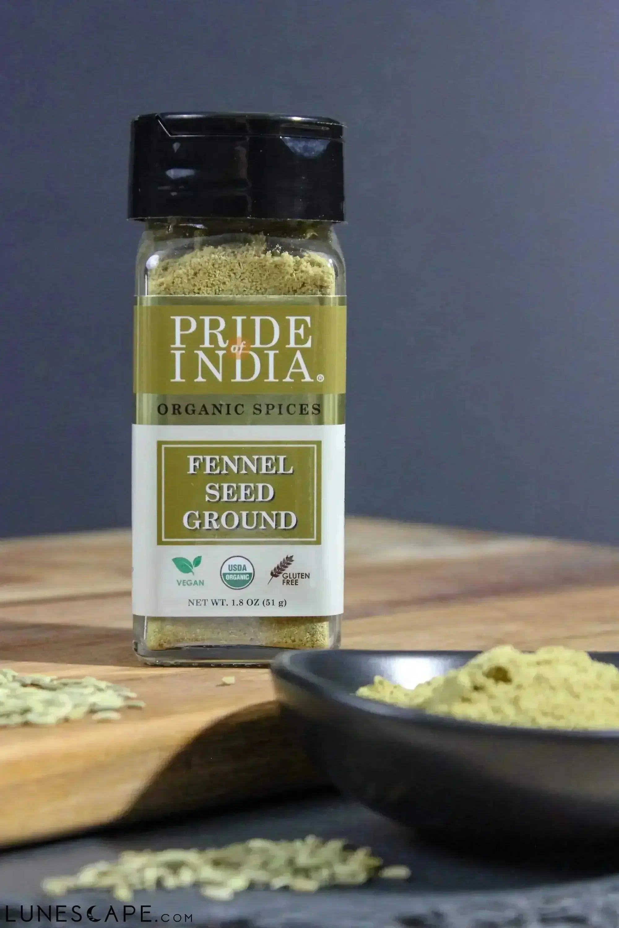 Organic Fennel Seed Ground LUNESCAPE