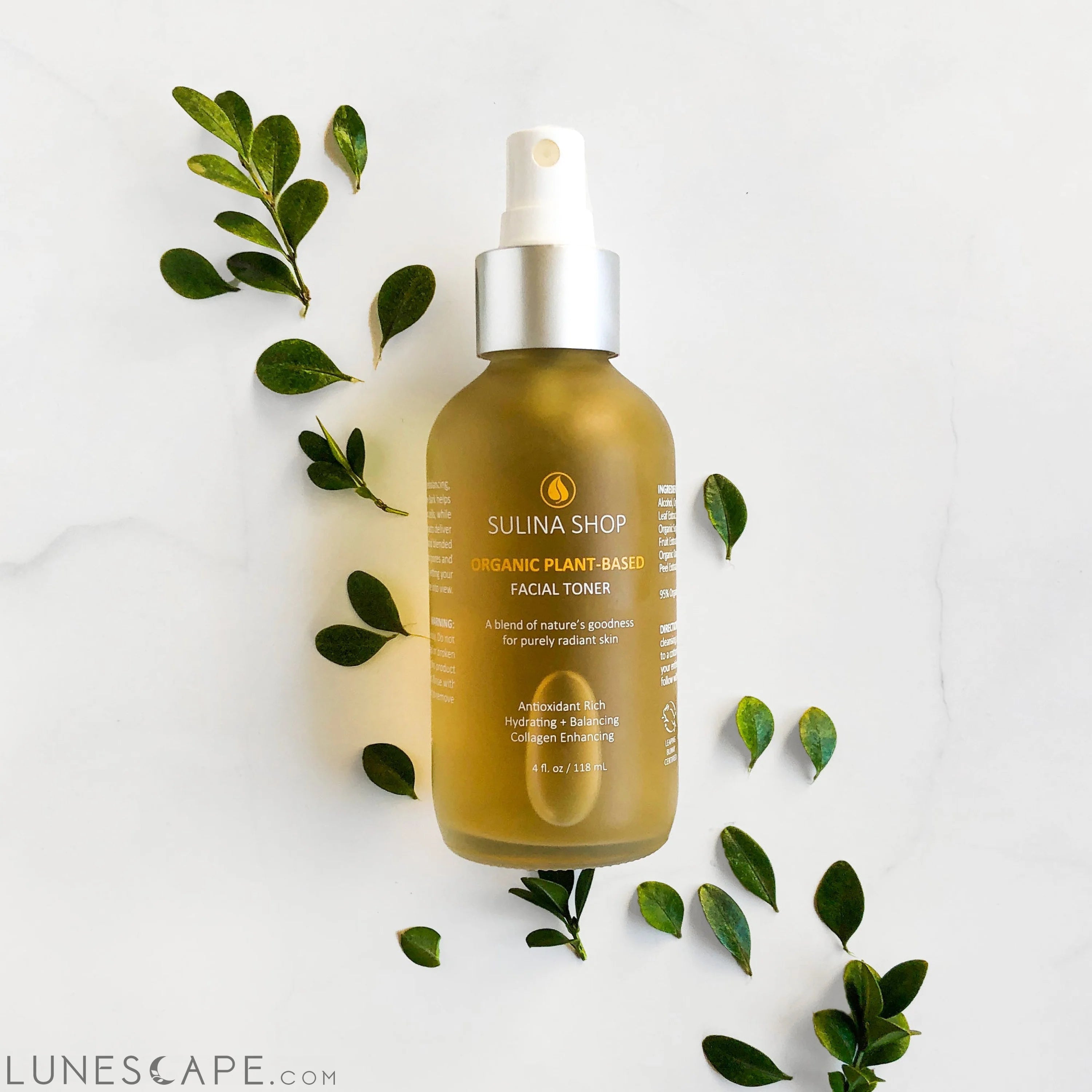 Organic Plant-Based Facial Toner LUNESCAPE