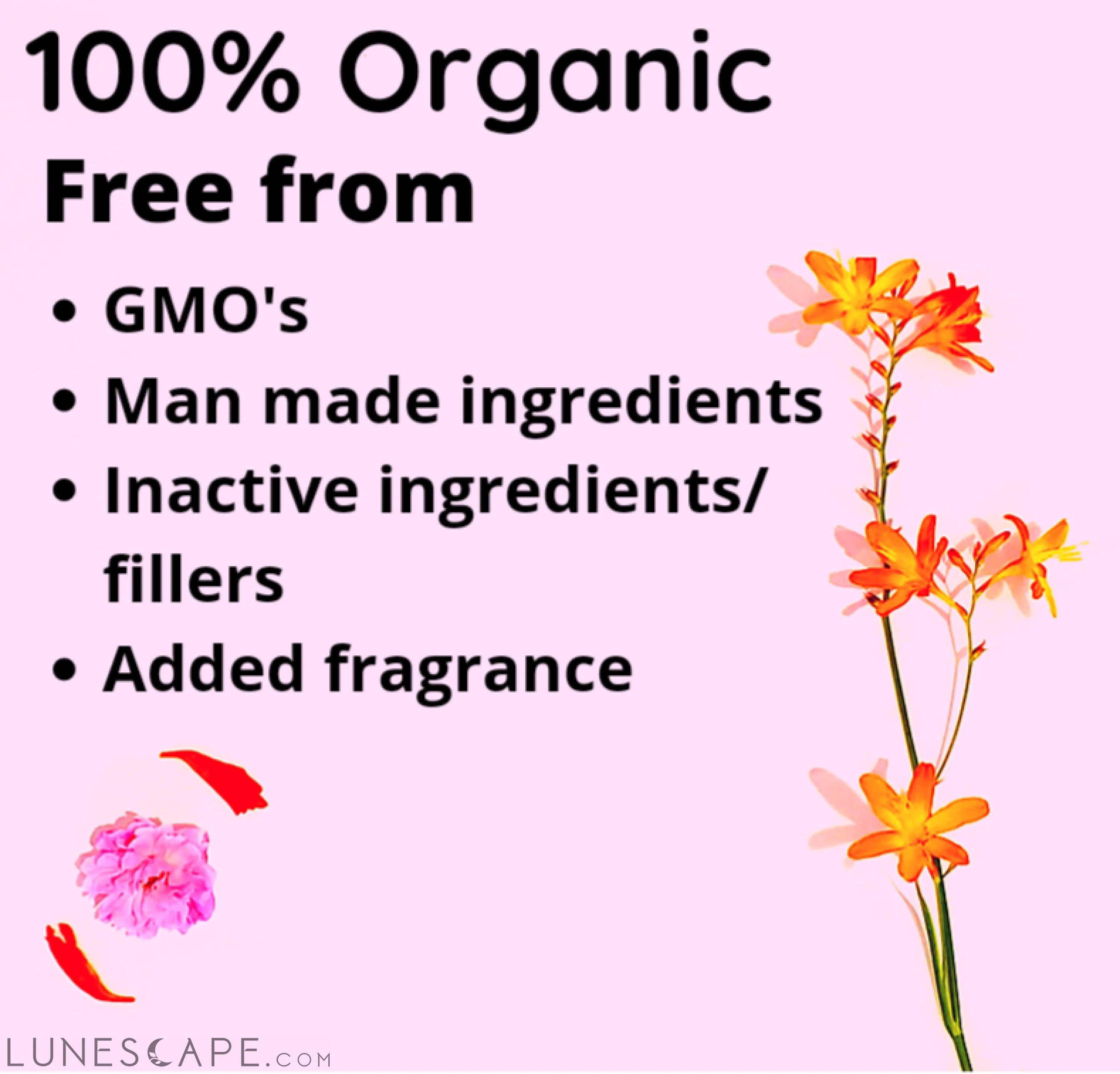 Organic Psoriasis & Eczema Prone Skin Hair/Scalp Mask LUNESCAPE